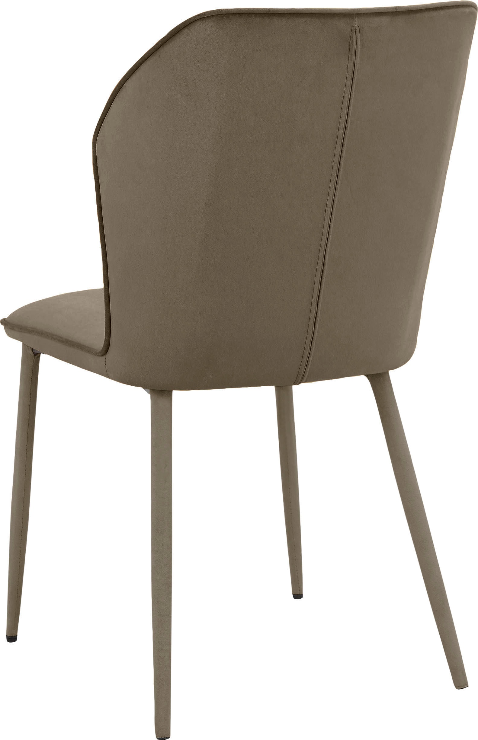 INOSIGN Esszimmerstuhl »Koa«, 2 St., Veloursstoff, in Velourstoff, mit Sitz und Rücken gepolstert, Sitzhöhe 49 cm