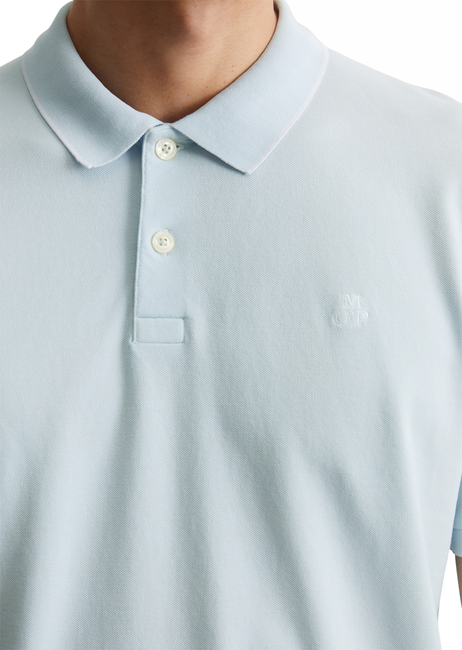 Marc O'Polo Poloshirt, aus Piqué, regular fit, kontrastfarbene Details