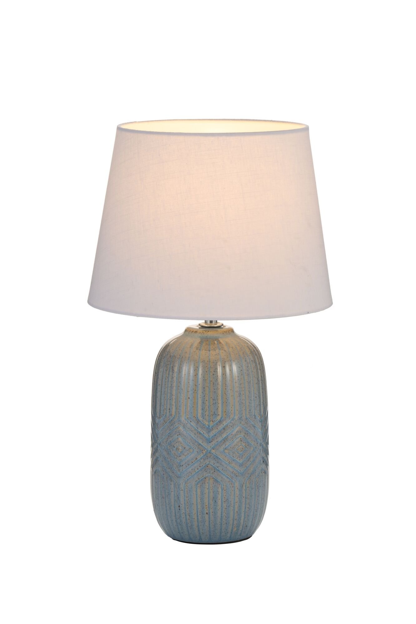 Pauleen Tischleuchte »Glowing Hug max20W Blau/Beige 230V Stoff/Keramik«, 1 flammig, Leuchtmittel E14 | ohne Leuchtmittel, E14