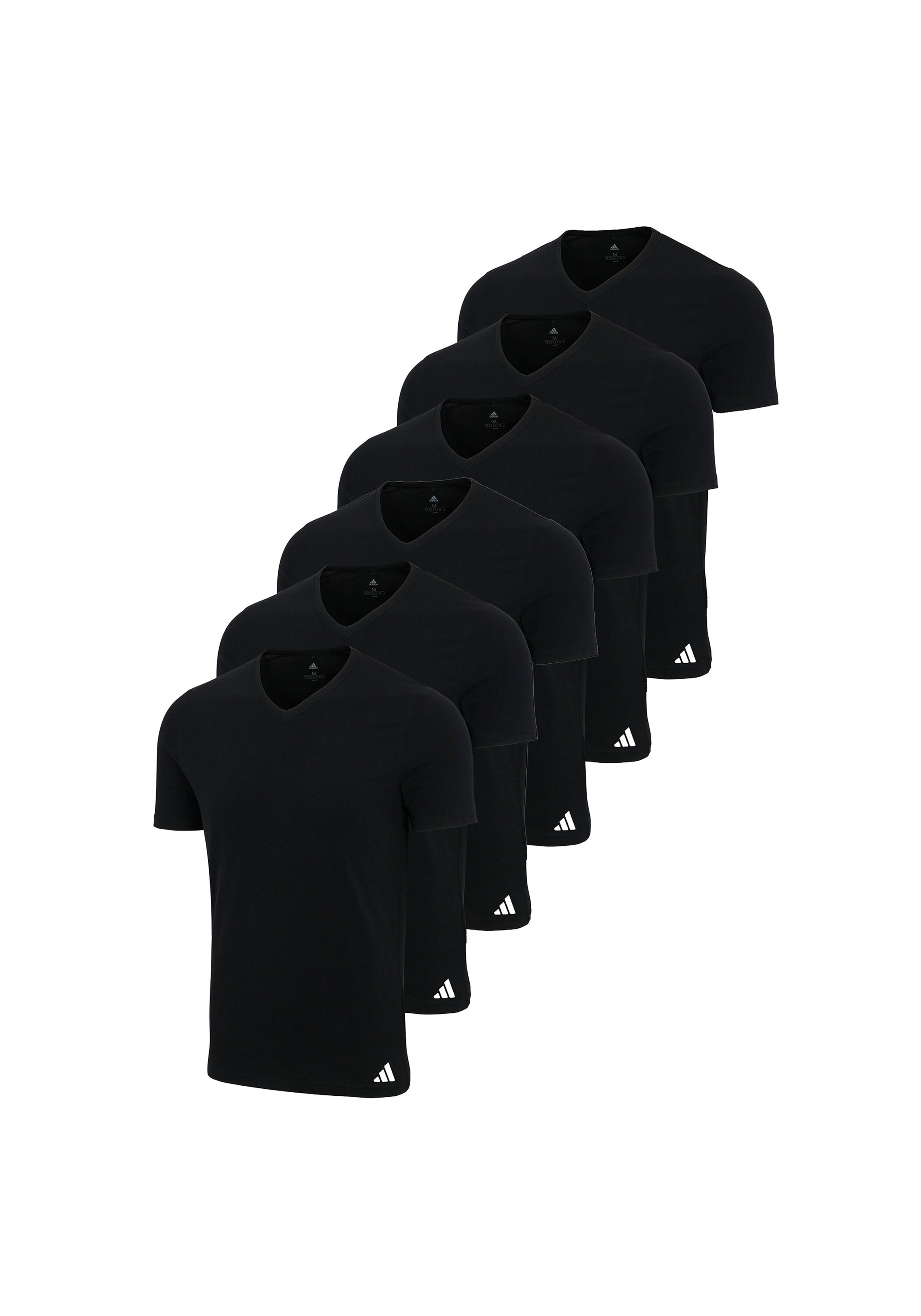adidas Originals T-Shirt »T-Shirt V-Neck Shirt, Active Core Cotton 6PK 6er Pack«