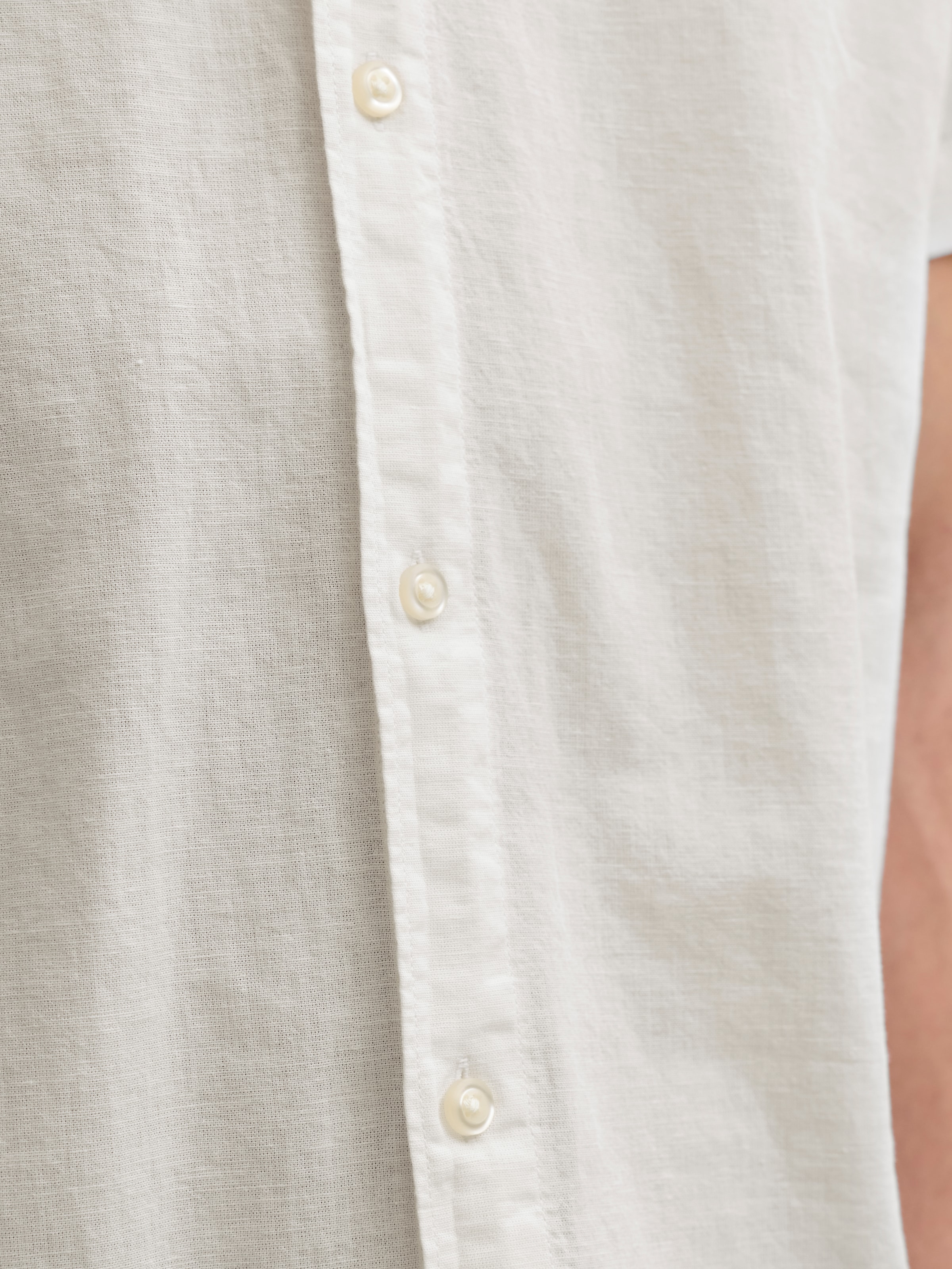 Jack & Jones PlusSize Kurzarmhemd »JJEBREEZE LINEN BLEND SHIRT S/S SN PLS« mit Leinen, regular fit