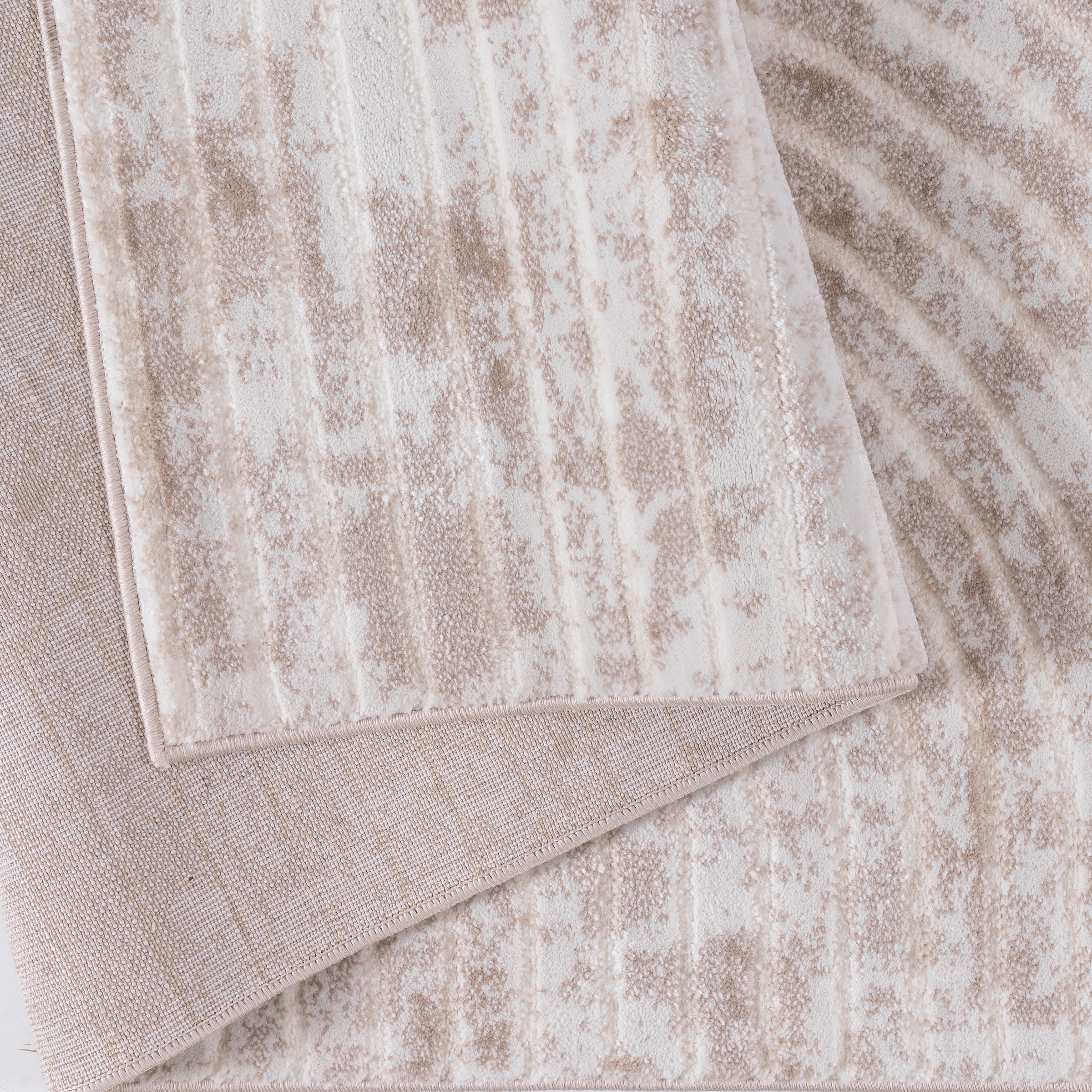 OTTO home Teppich »Luvu, mit Hoch-Tief-Struktur« rechteckig 12 mm Höhe Modernes Design, Boho-Charme, dezenter Glanz, Wohnzimmer, Schlafzimmer