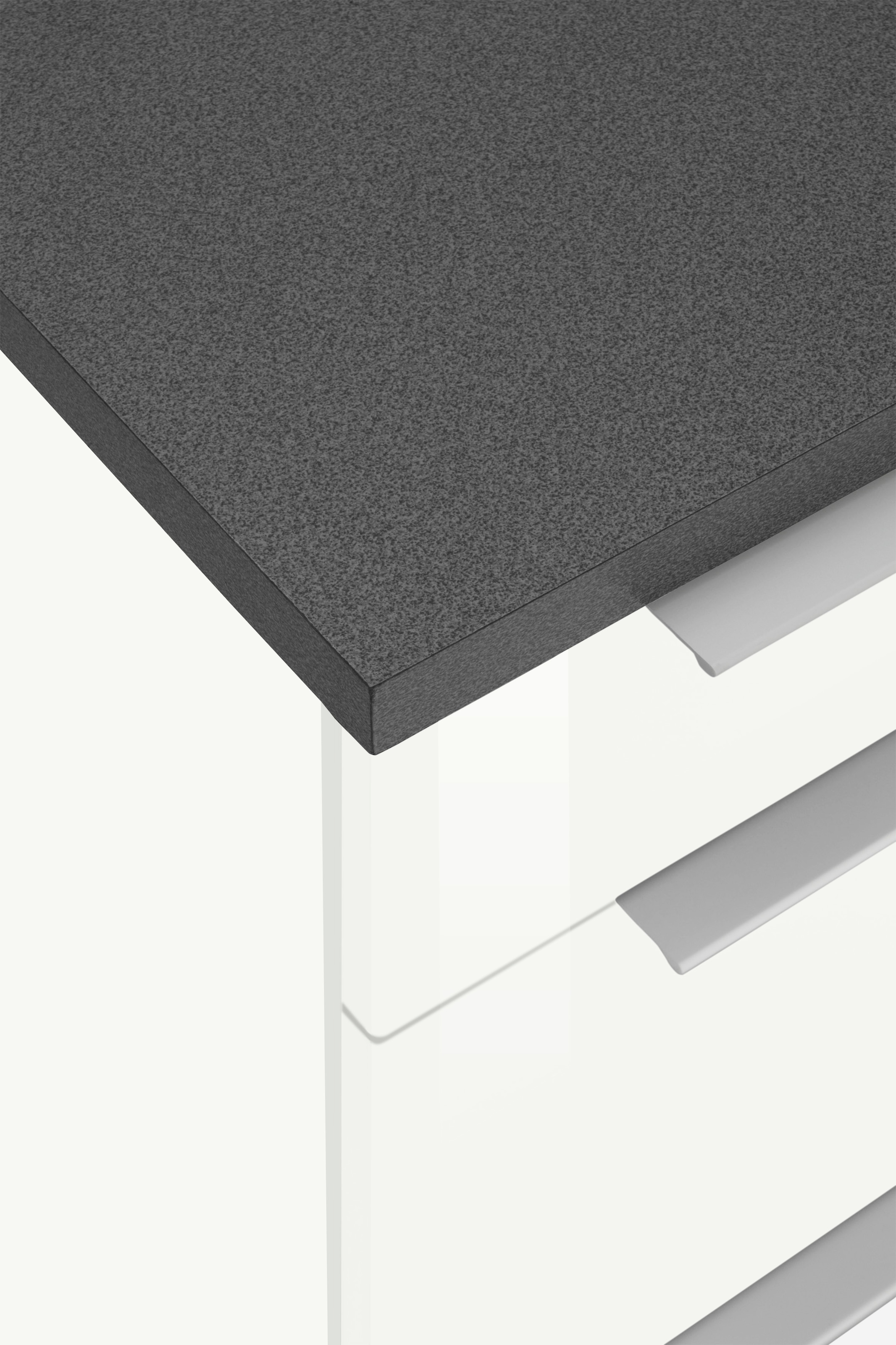 KOCHSTATION Küchenzeile »KS-Brindisi«, Breite 270 cm, wahlweise mit E-Geräten, mit MDF-Fronten und Regal