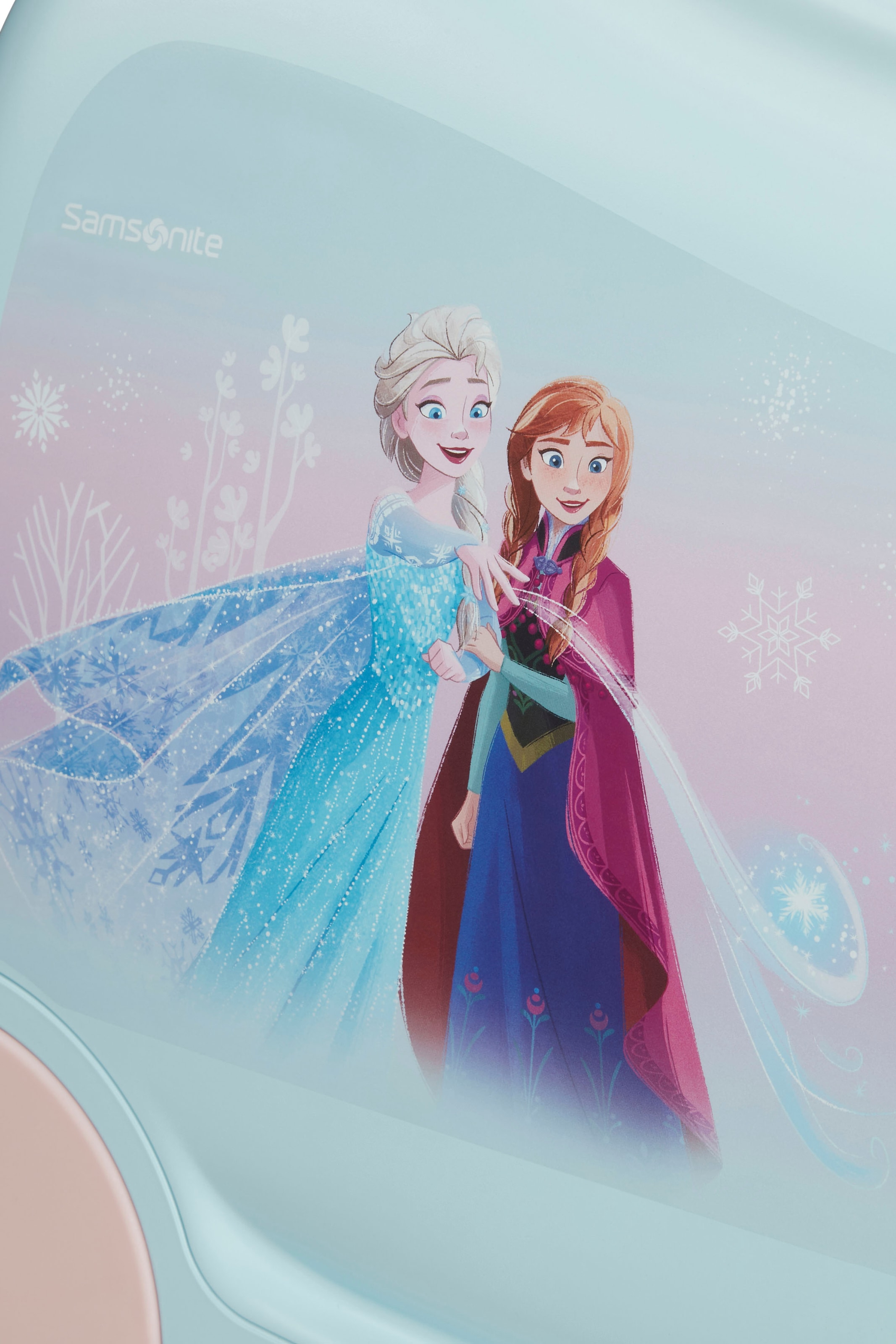 Samsonite Kinderkoffer »Dream2Go Ride-on Trolley, Disney Frozen«, 4 Rollen, Kinderreisekoffer Handgepäck zum sitzen und ziehen