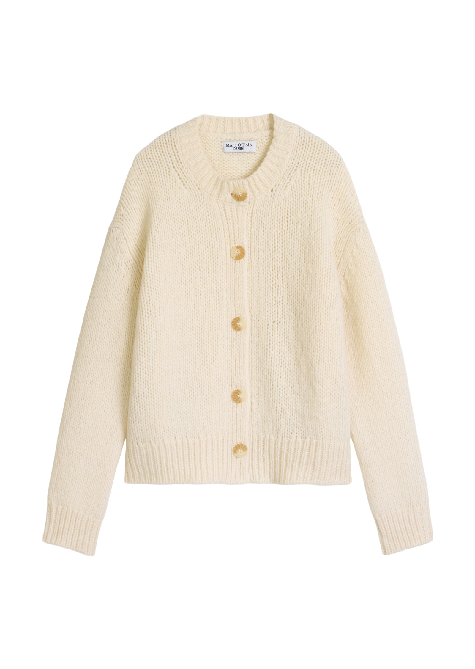 Marc O'Polo DENIM Cardigan »relaxed« aus kuschligem Schurwolle-Alpakawolle-Mix