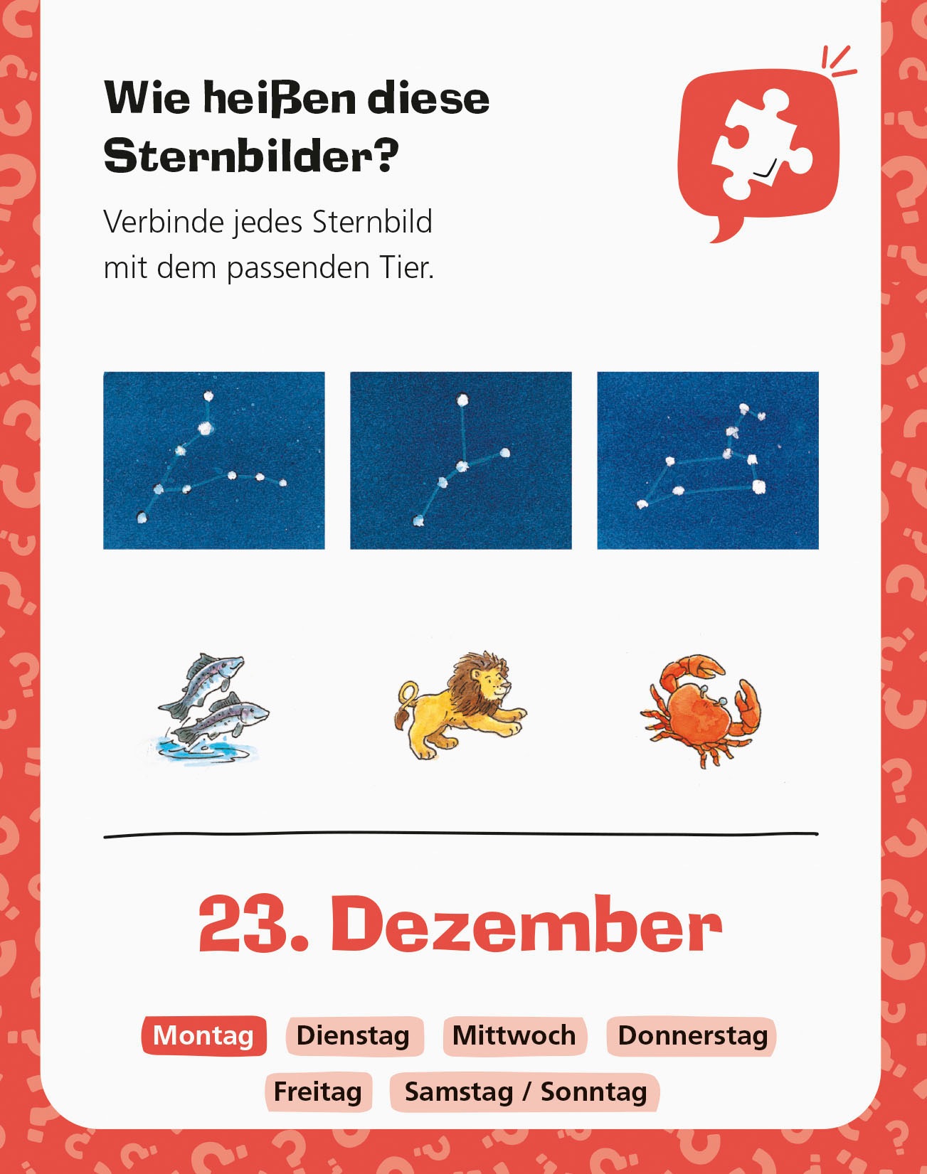 Ravensburger Abreißkalender »Wieso? Weshalb? Warum?, Mein Kalender 2024«, Made in Europe
