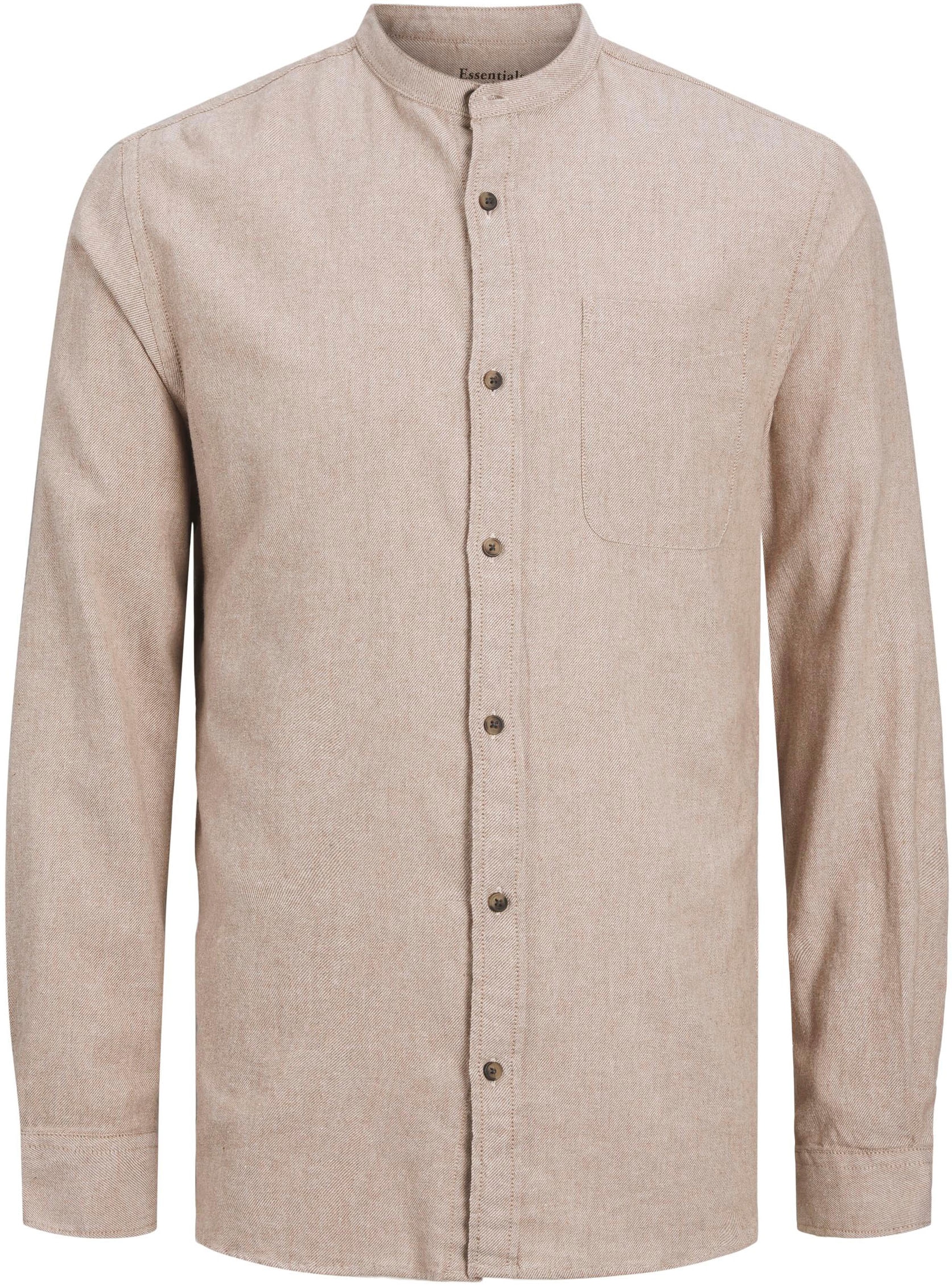 Jack & Jones Langarmhemd »JJEBAND MELANGE SHIRT LS SN«