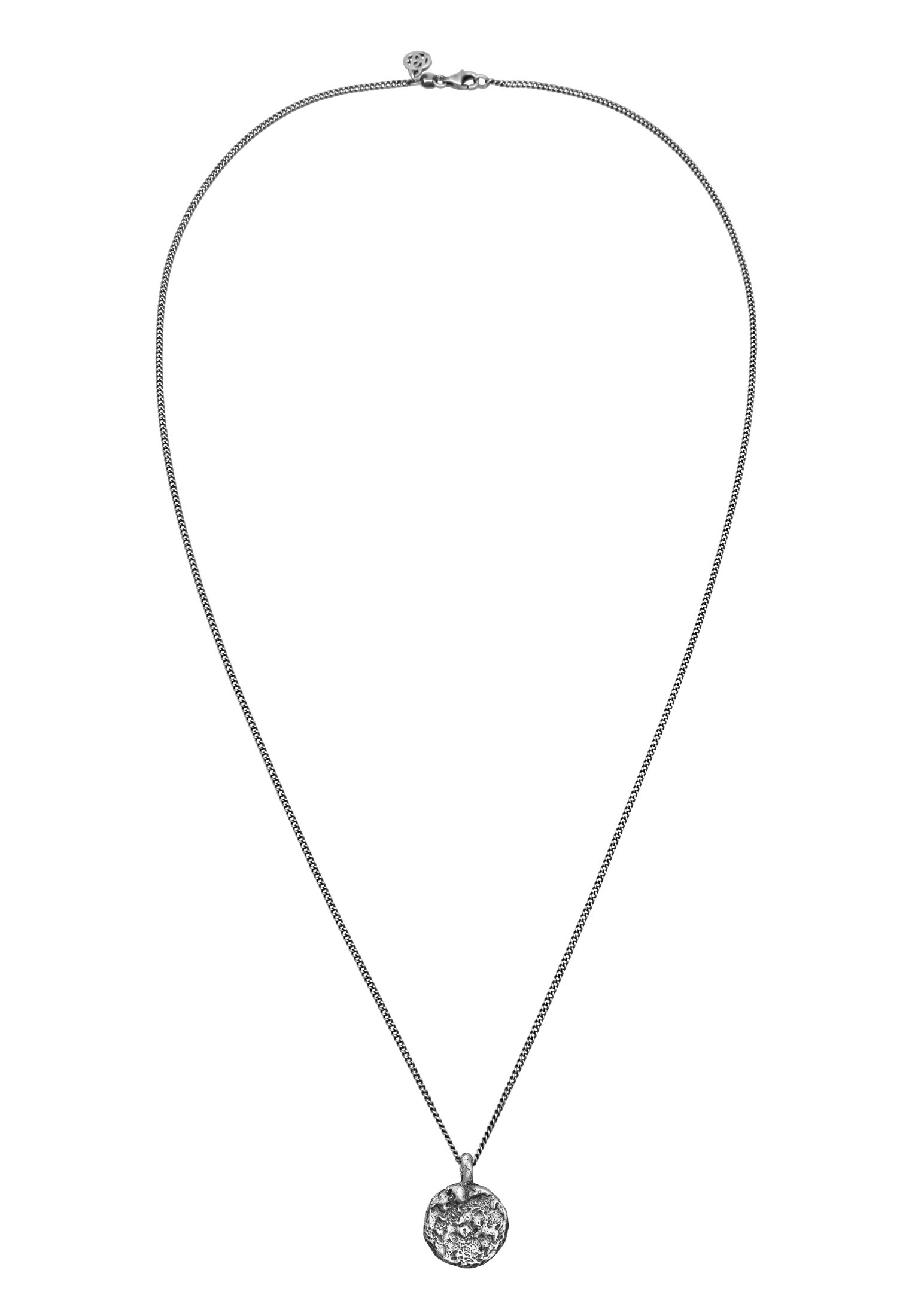 HAZE & GLORY Kette mit Anhänger »Halskette Coin Anhänger - Here and Now 925 Silber«