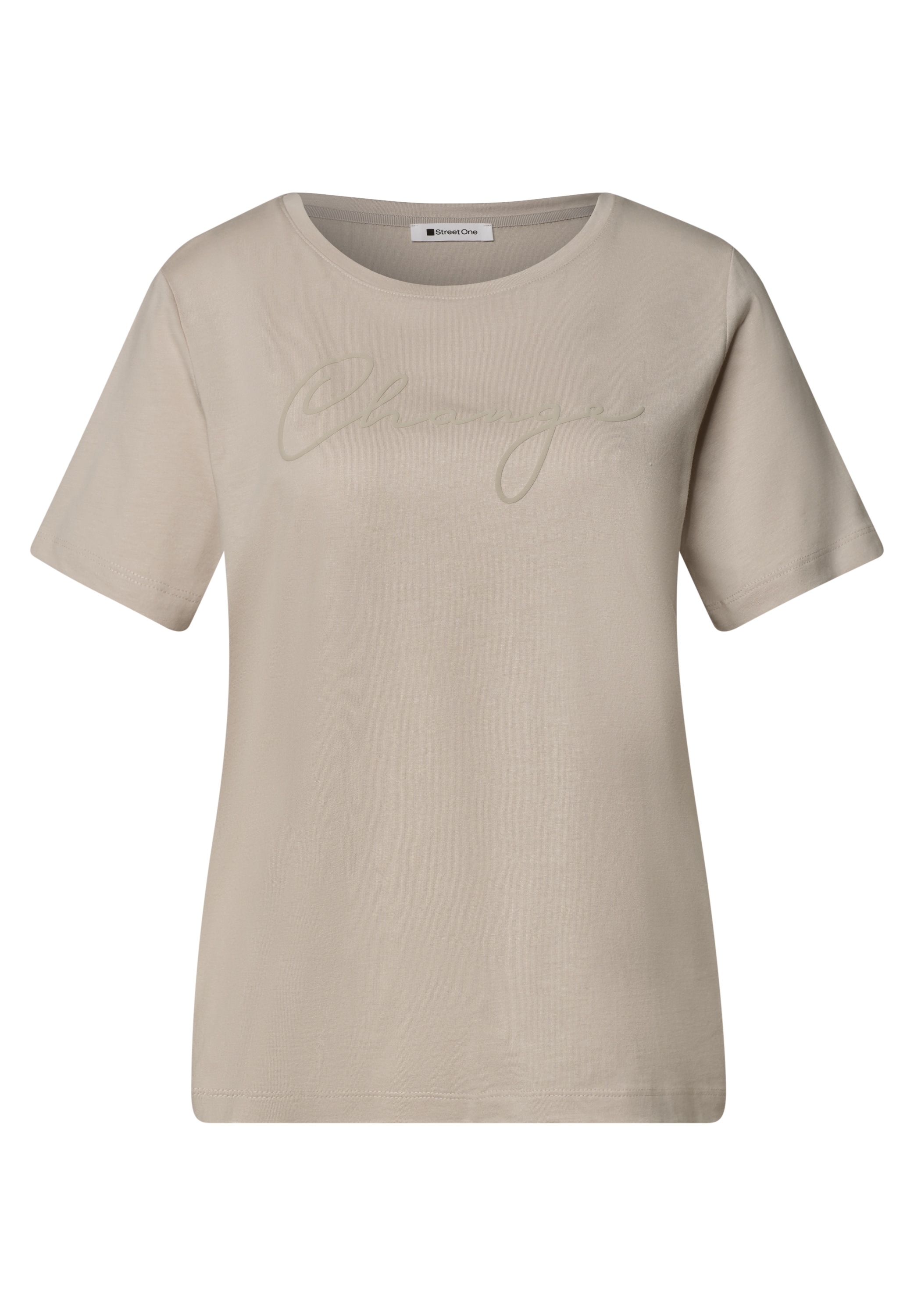 STREET ONE Kurzarmshirt Sommershirt mit Working