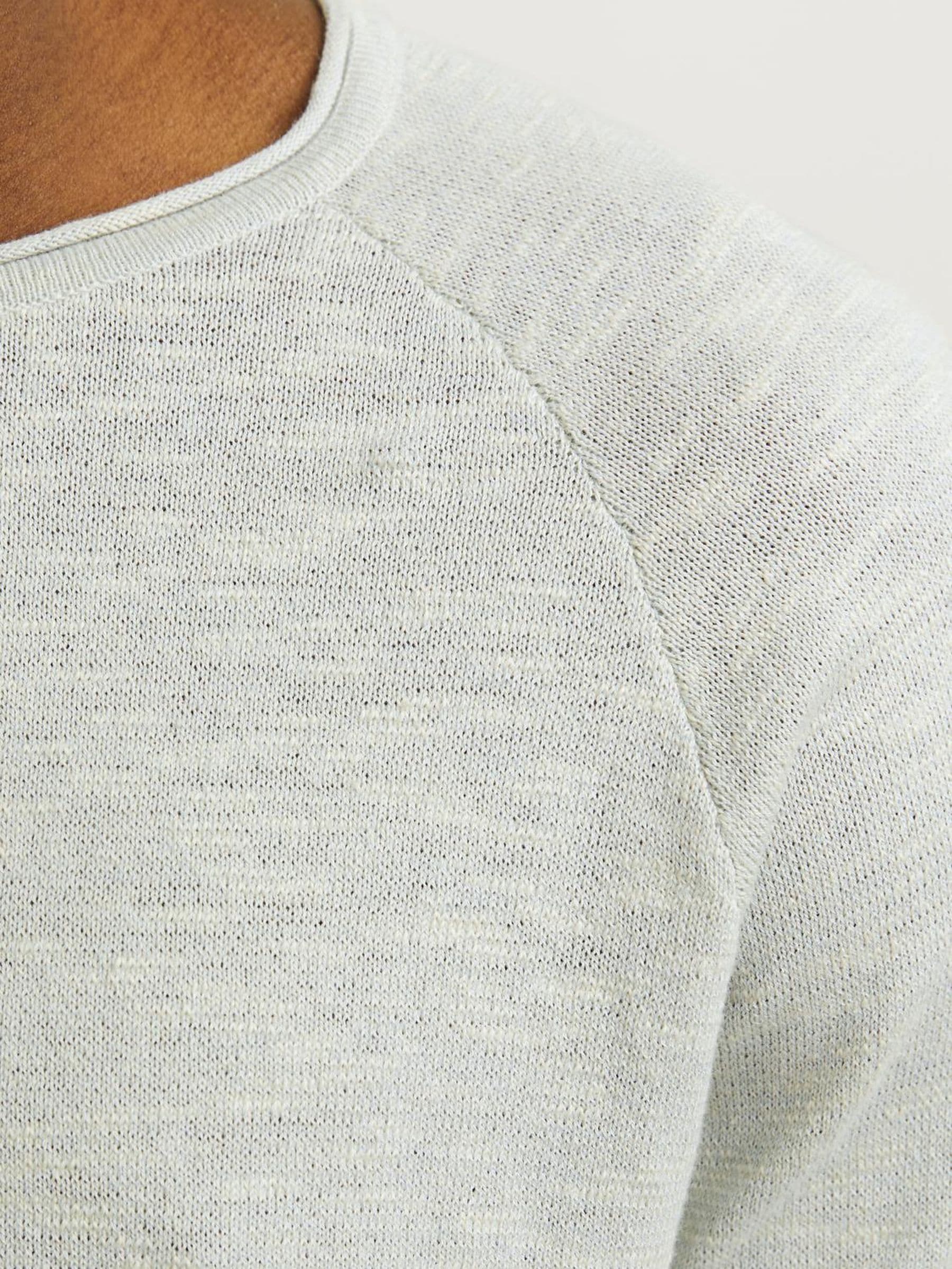 Jack & Jones Strickpullover »JJELINEN KNIT CREW NECK SN«