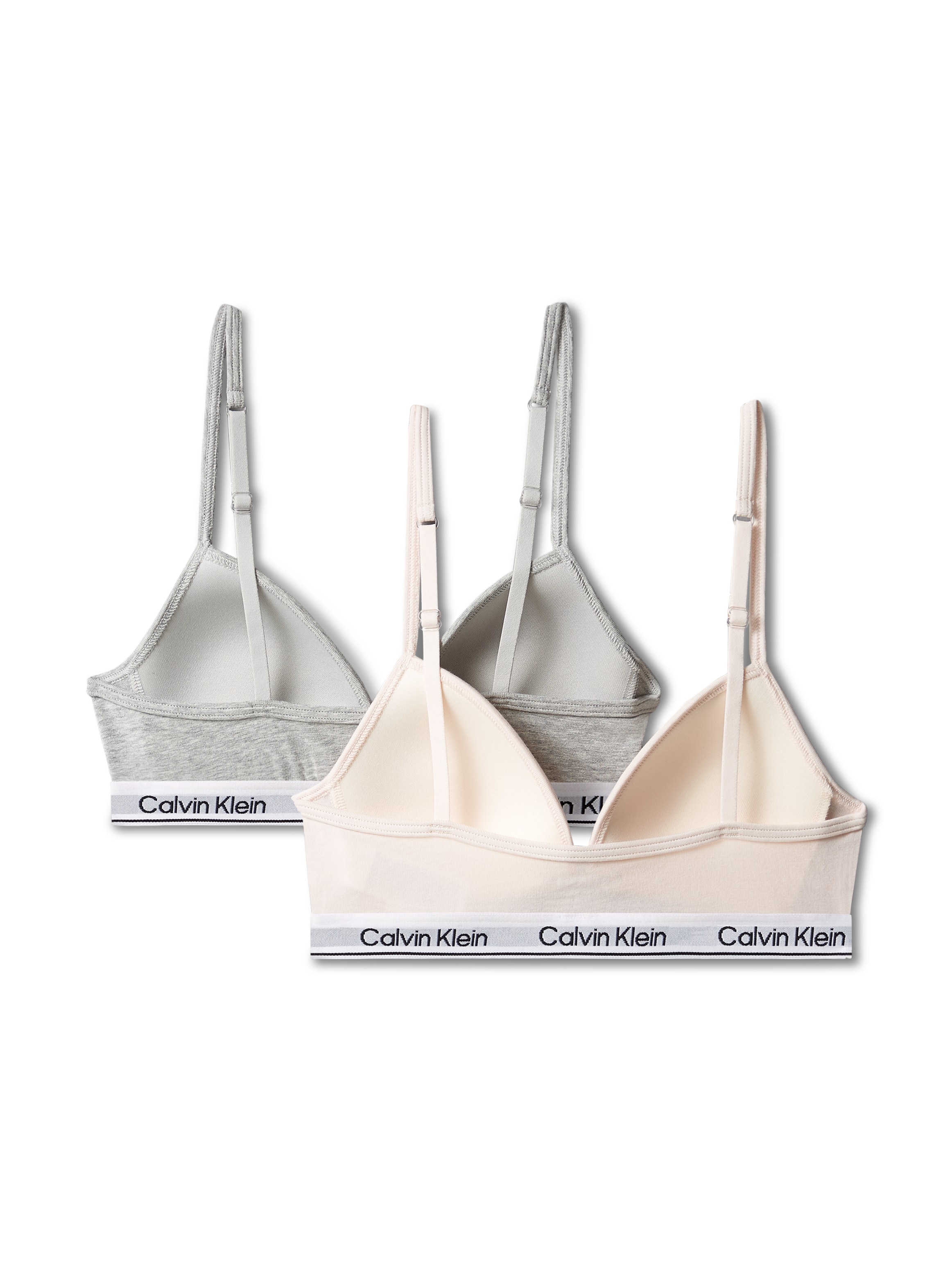 Calvin Klein Underwear Triangel-BH »2PK TRIANGLE« Packung, 2er-Pack, 2 Stk. mit Logobund
