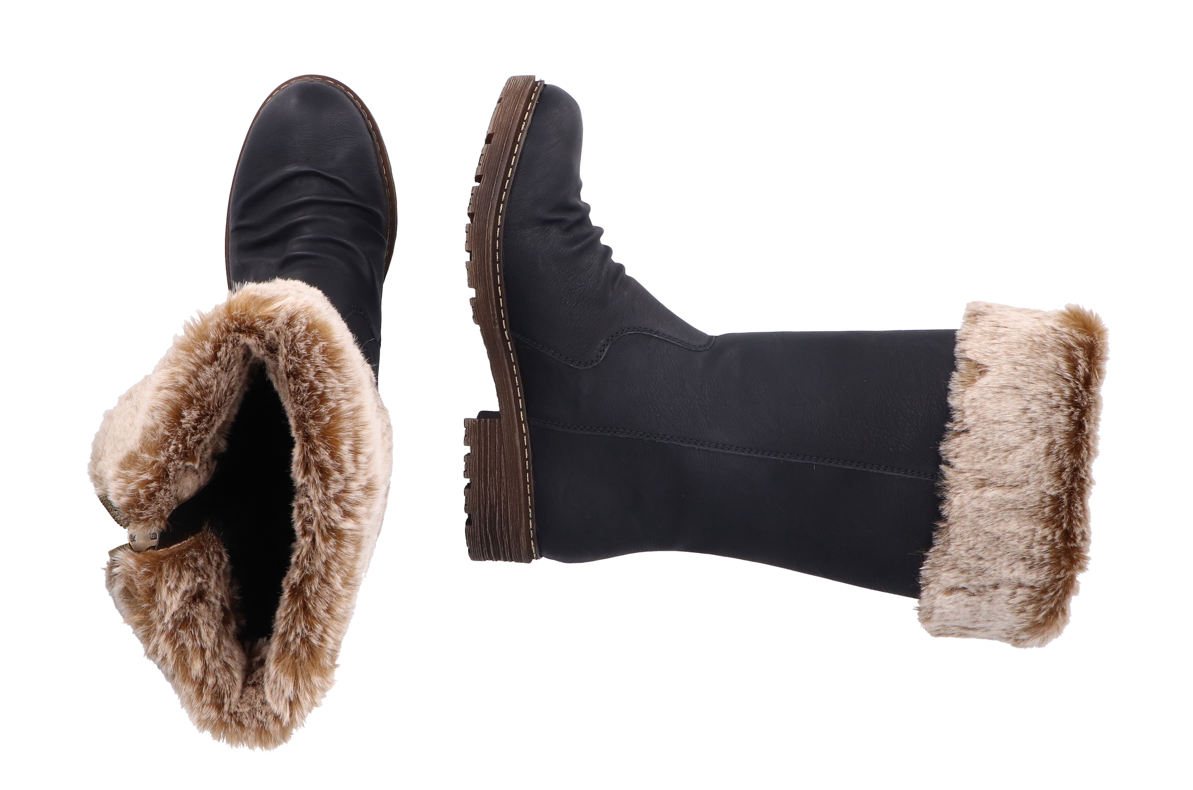 Rieker Winterstiefel, Winterboots, Blockabsatz, wasserabweisende riekerTEX-Membran
