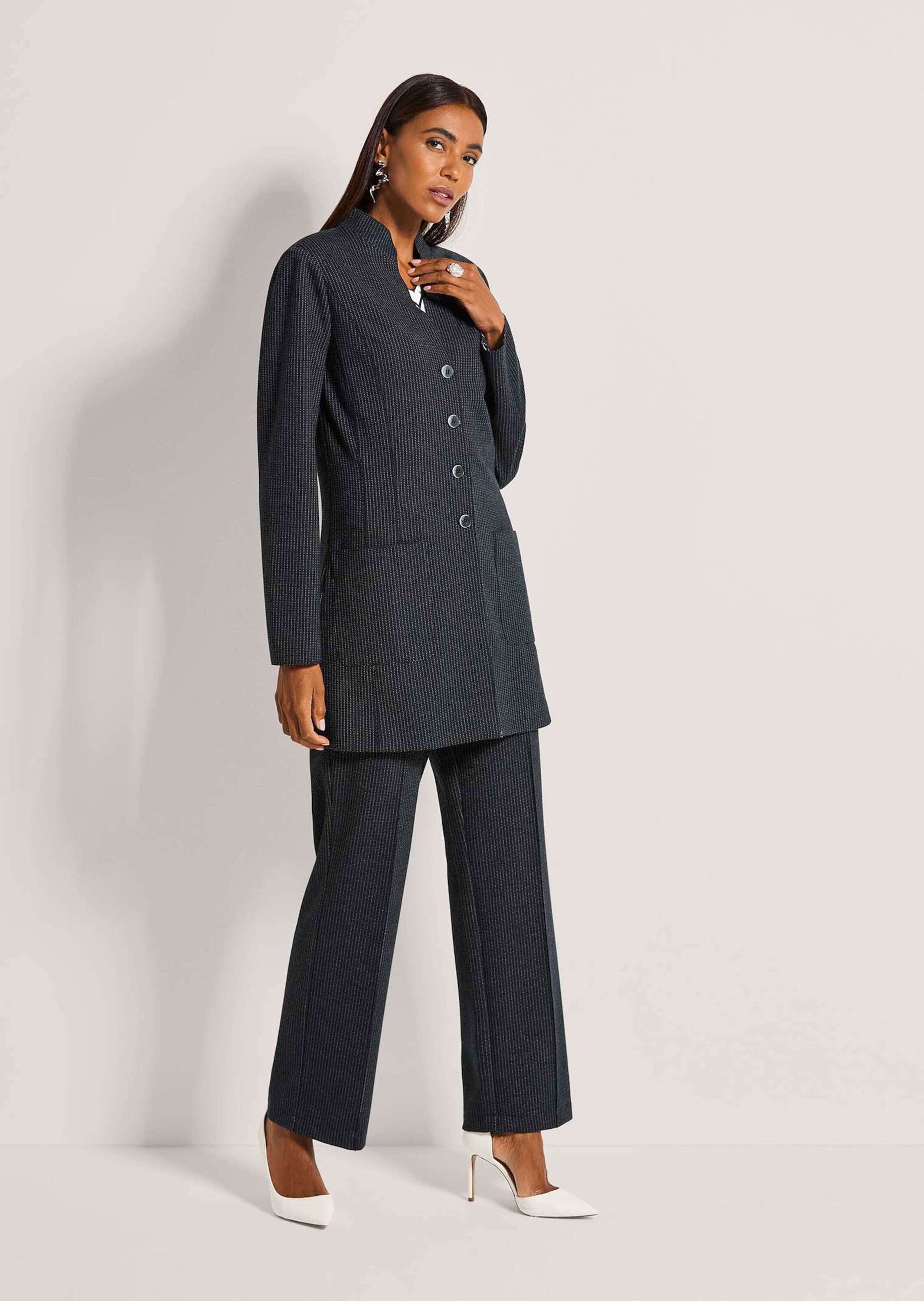 MADELEINE Longblazer »Gehrock Eleganter Einreiher mit Nadelstreifen«