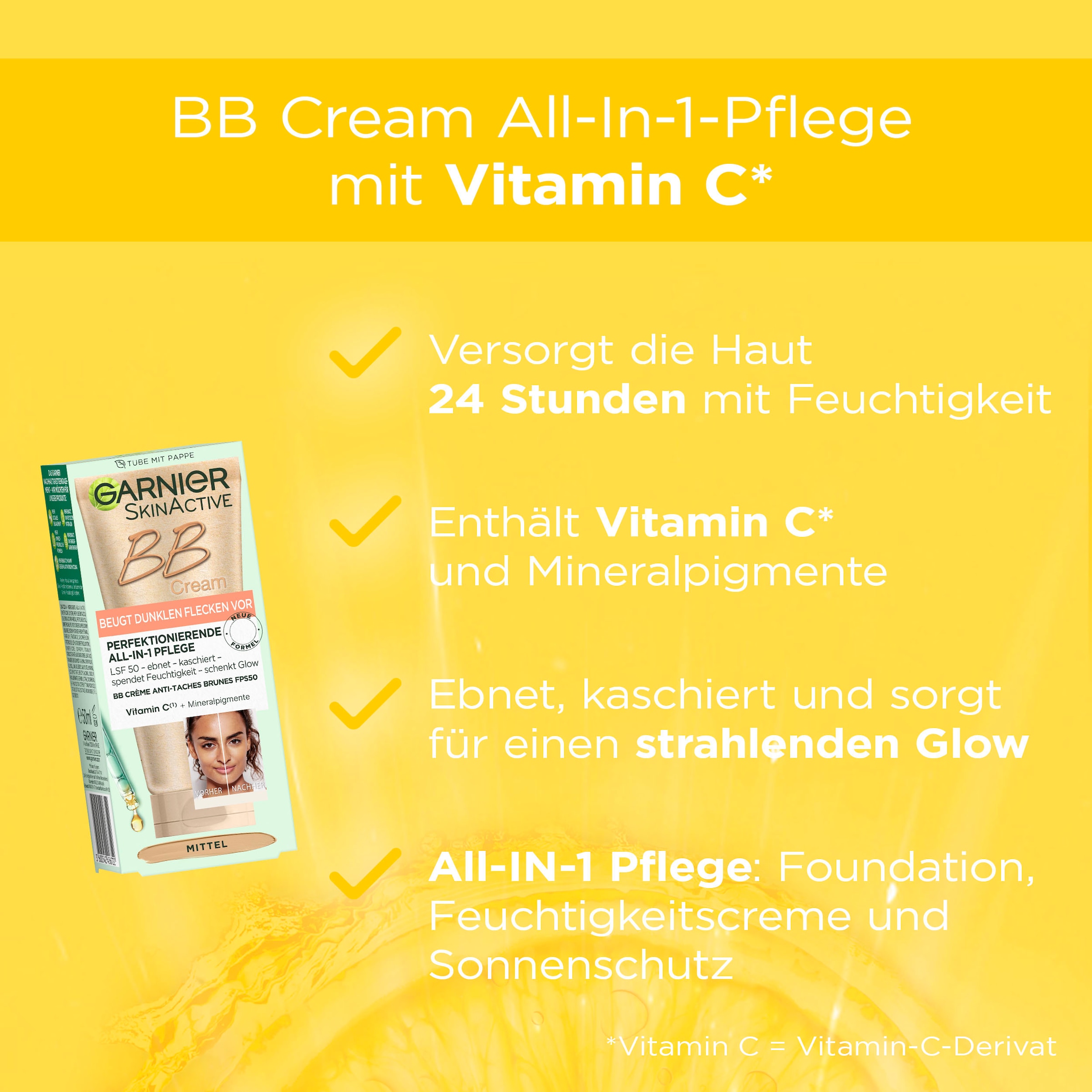 GARNIER Gesichtspflege-Set »Vitamin & Set«, tlg.) online (4 UNIVERSAL Cream | kaufen C BB