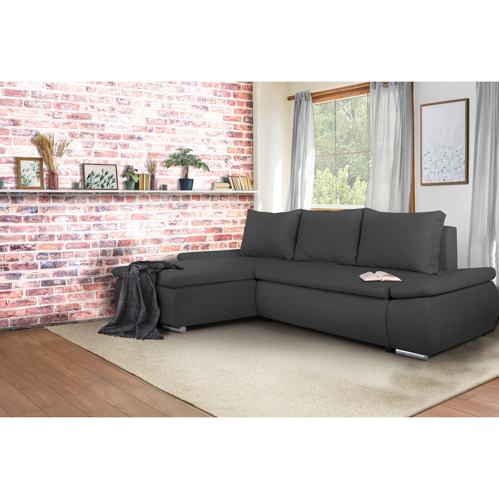 Home affaire Ecksofa »Acra L-Form«