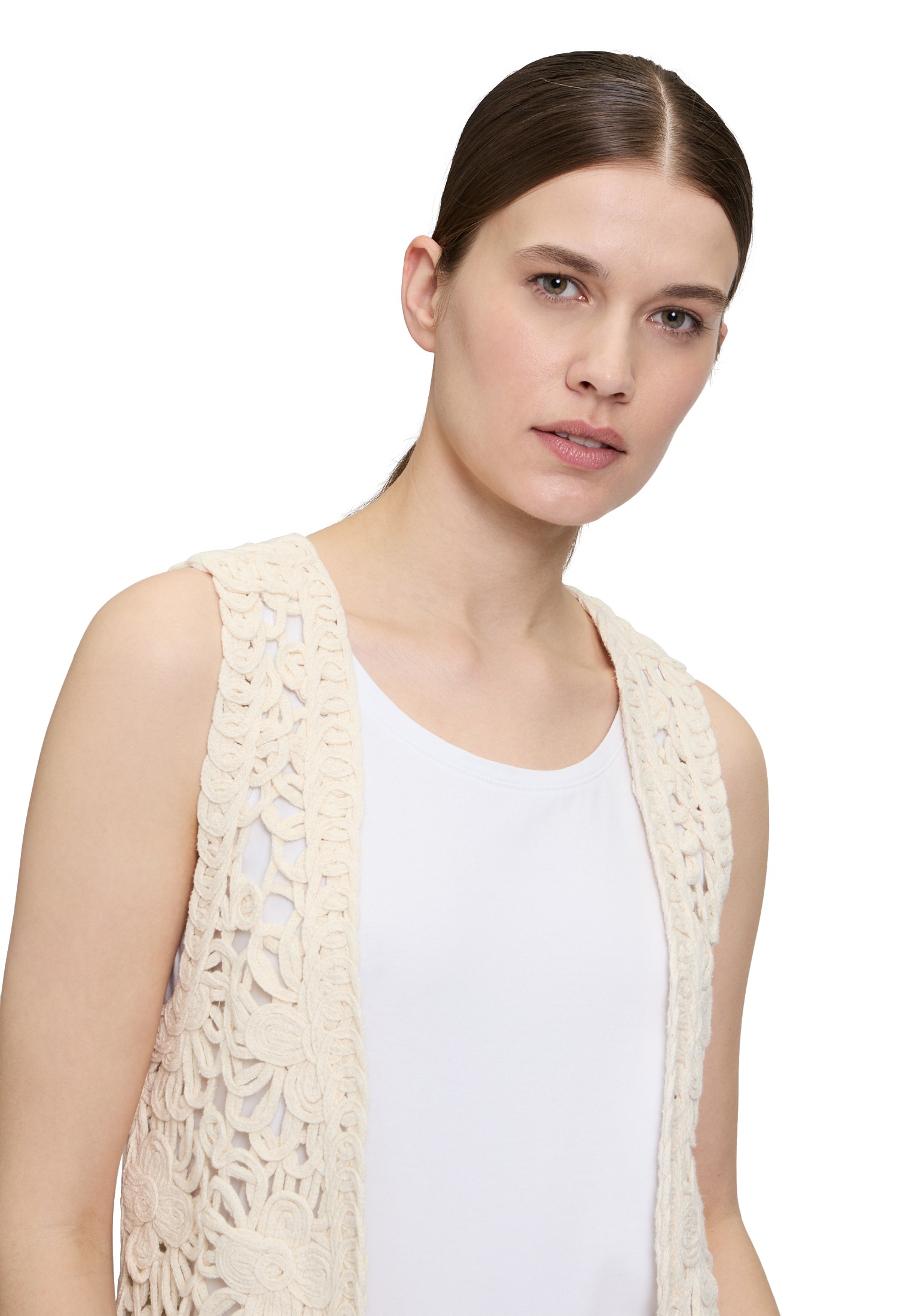 Cartoon Strickjacke »Sommerweste mit V-Ausschnitt«