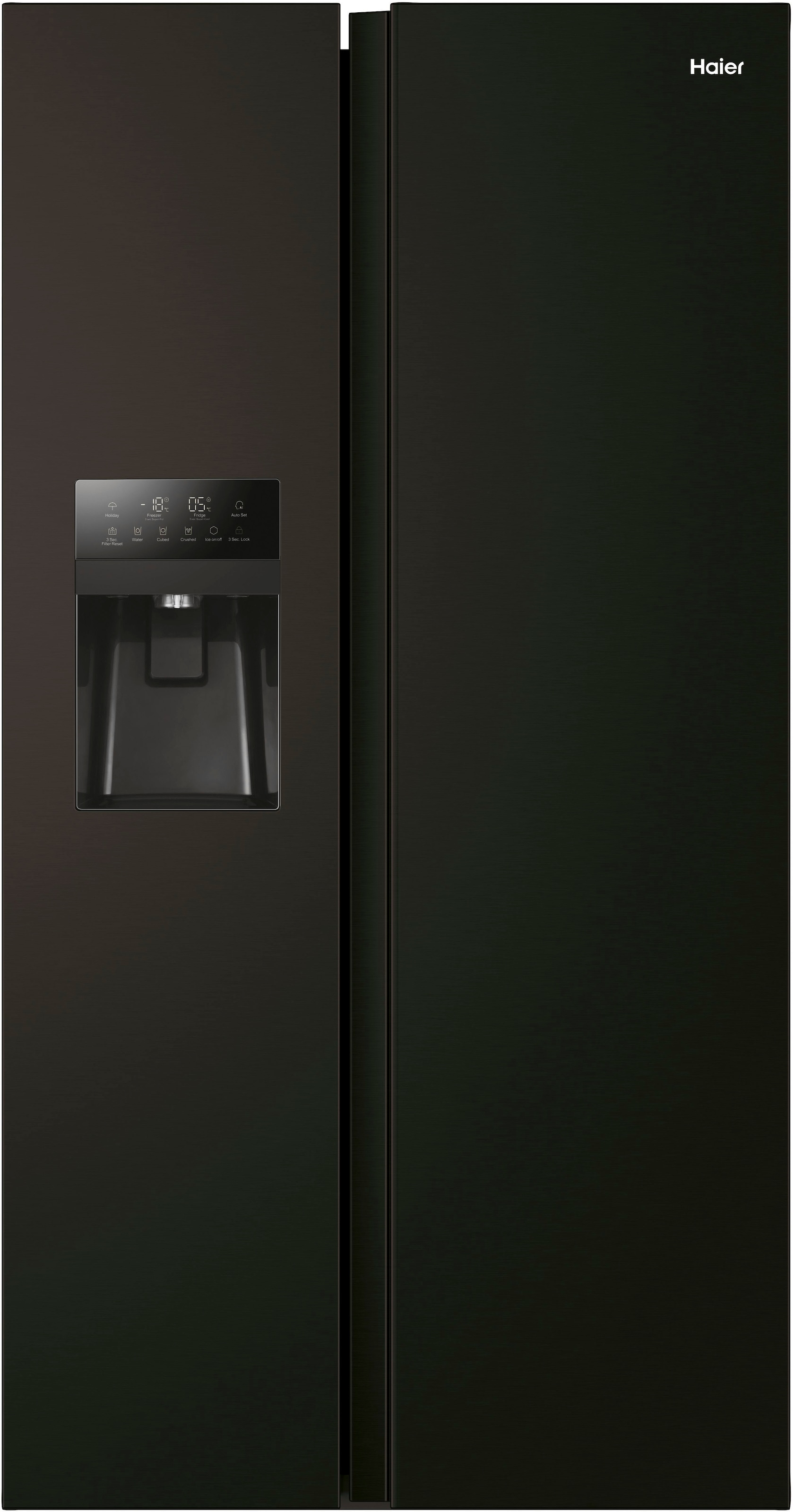 Haier Side-by-Side SBS 90 Series 5 »HSR5918DIPB«, 178 cm hoch, 91 cm breit, Nutzinhalt: 511 Liter, Multi Airflow