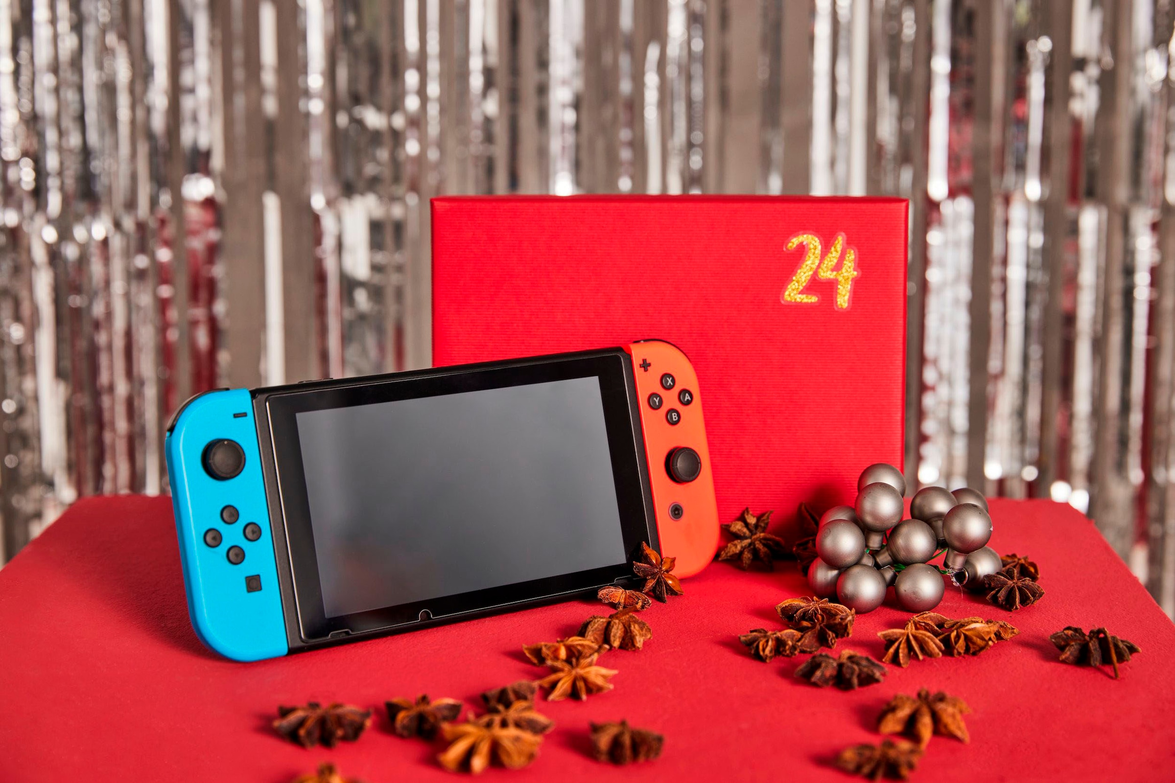 Nintendo Switch Spielekonsole »Switch Neon r/b + Gratis Big Brain Academy + Everybody 1-2-Switch!«
