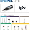 DREMEL Akku-Multifunktionswerkzeug »DREMEL® 7760-15«, 3,6 V, 15-teilig