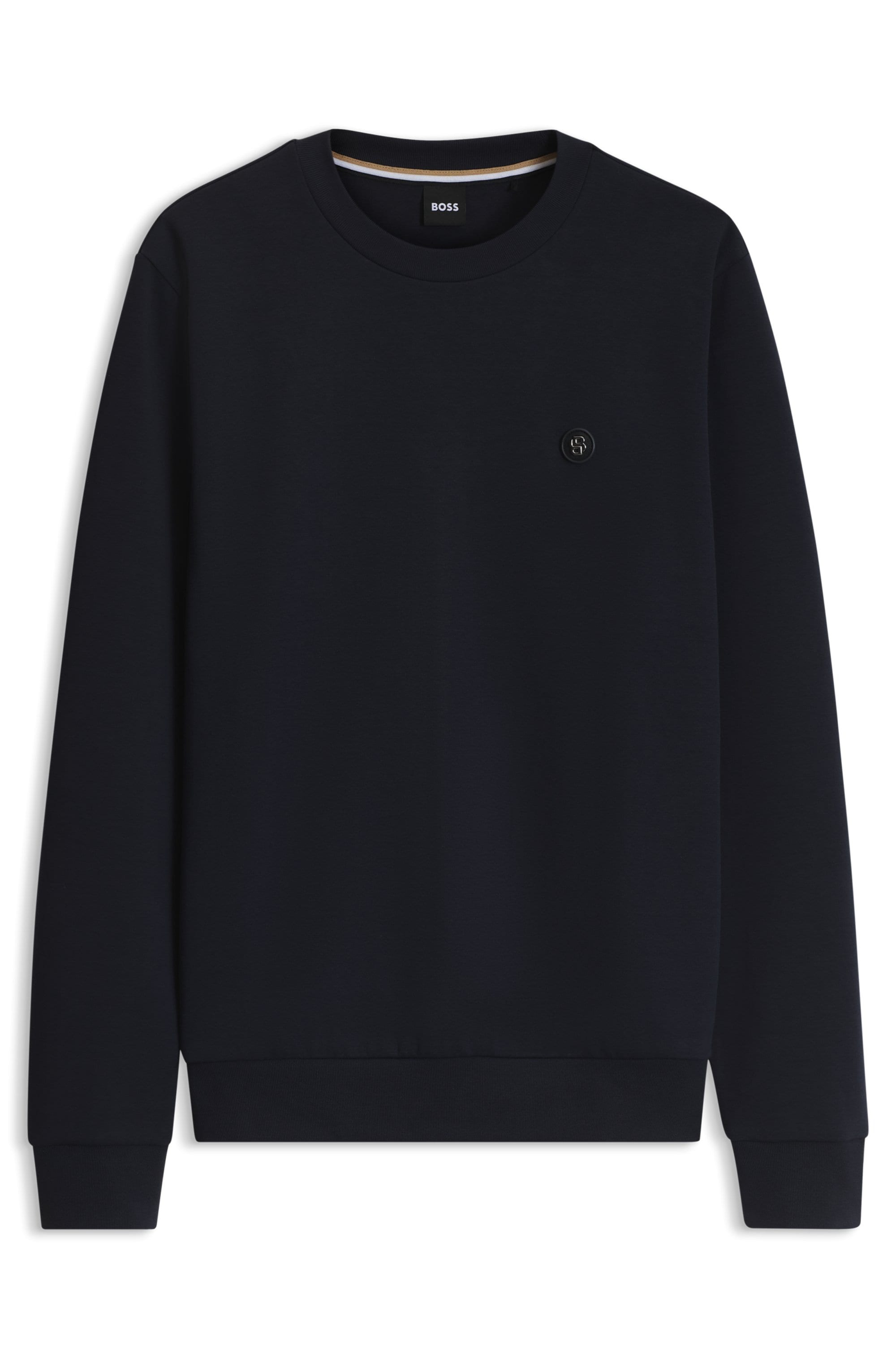 BOSS Sweatshirt »C-Sharpe«, Regular Fit, Baumwollmix, Rundhalsausschnitt
