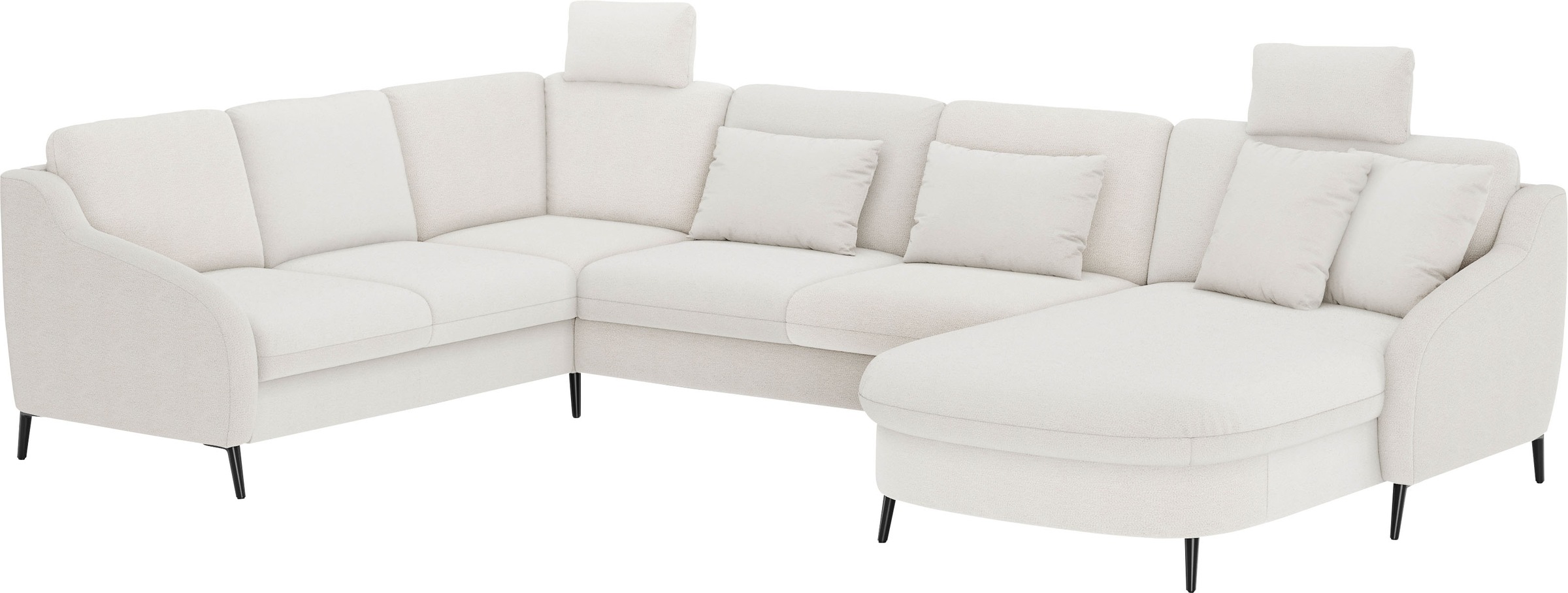 sit&more Wohnlandschaft »Soul U-Form«, wahlweise mit Bettfunktion und Bettkasten oder Schubkasten