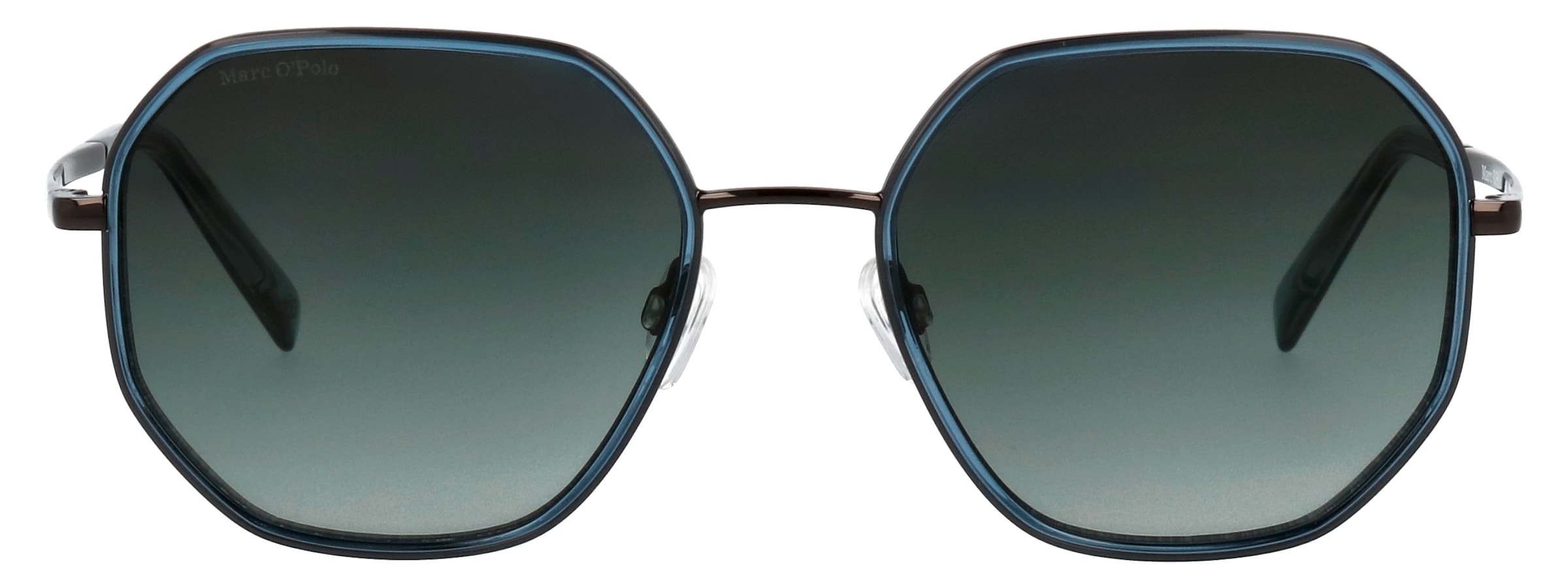 Marc O'Polo Sonnenbrille »Modell 508003« Form Hexagon, Logoschriftzug auf Bügel, Kombifassung