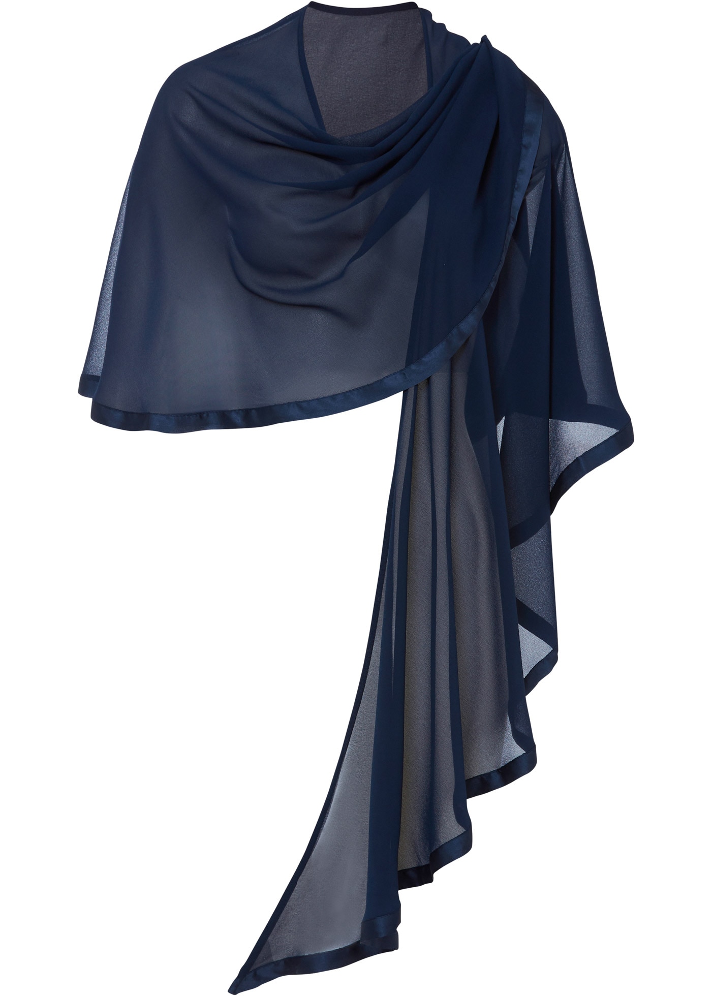 bonprix Strickponcho »Poncho-Schal« aus Polyester, lässig geschnittene Passform, Poncho-Schal