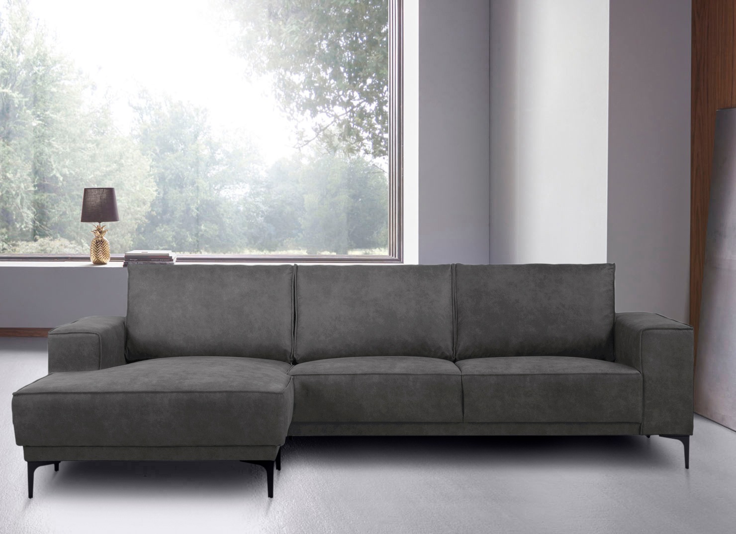 Places of Style Ecksofa »Oland«, 280 cm, im zeitlosem Design und hochwertiger Verabeitung