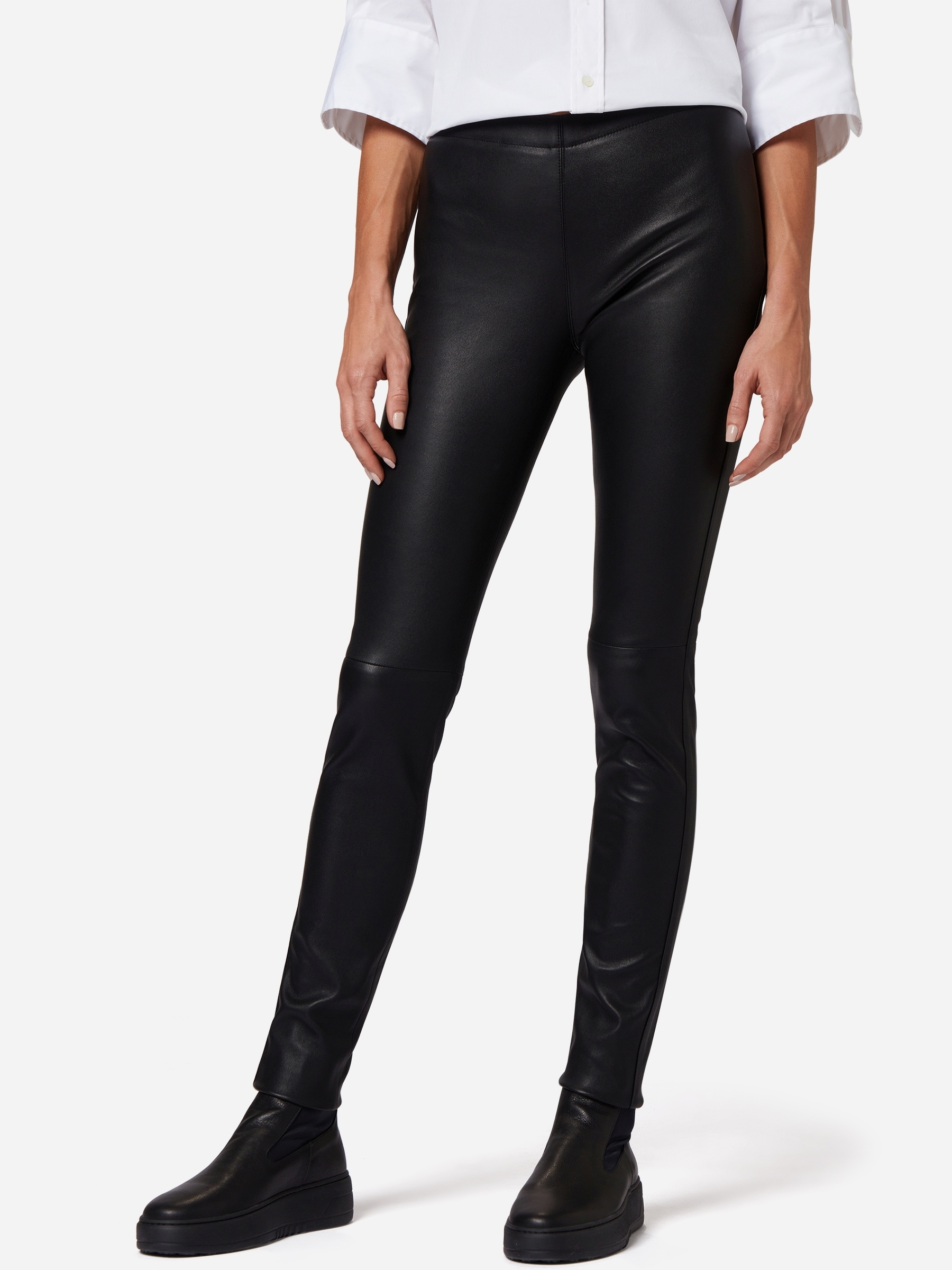 RICANO Leggings »Lederhose Asteroid Stretch«  Handgefertigt aus echtem Leder