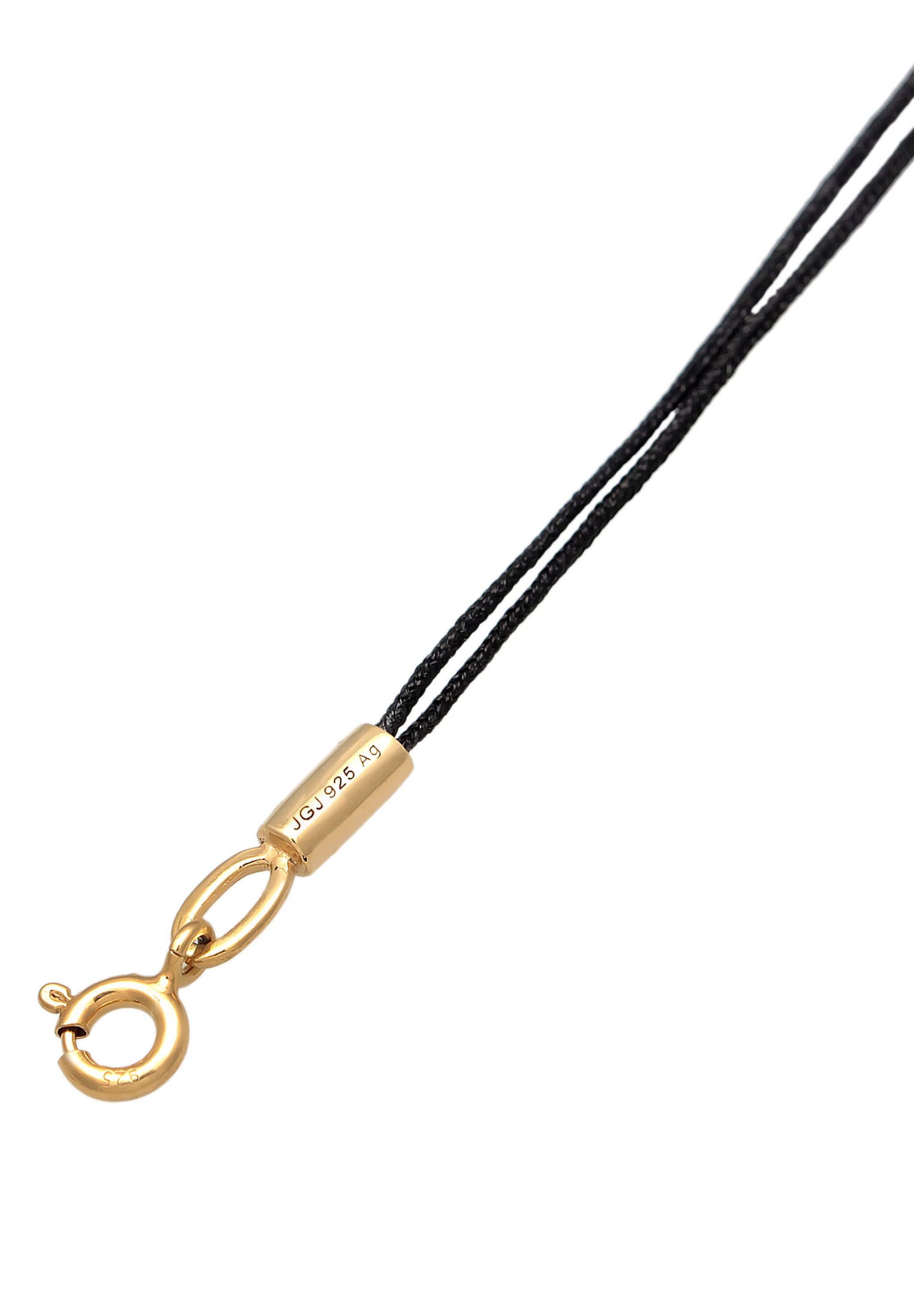 Elli Choker »Halskette Choker Kauri Muschel Nylon Trend 925 Silber«