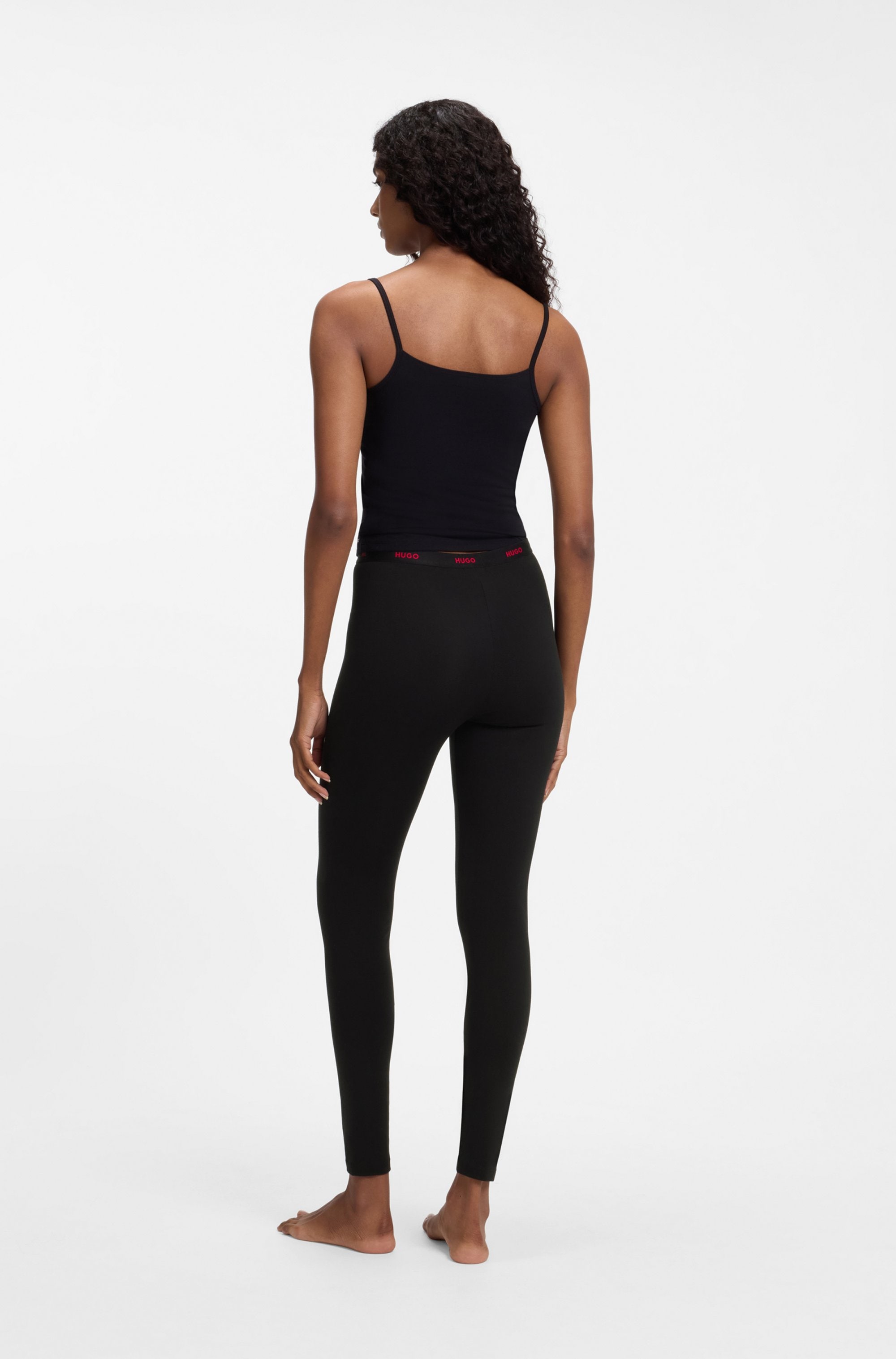 HUGO Underwear Leggings  elastischer Bund mit Logos, körpernahe Form