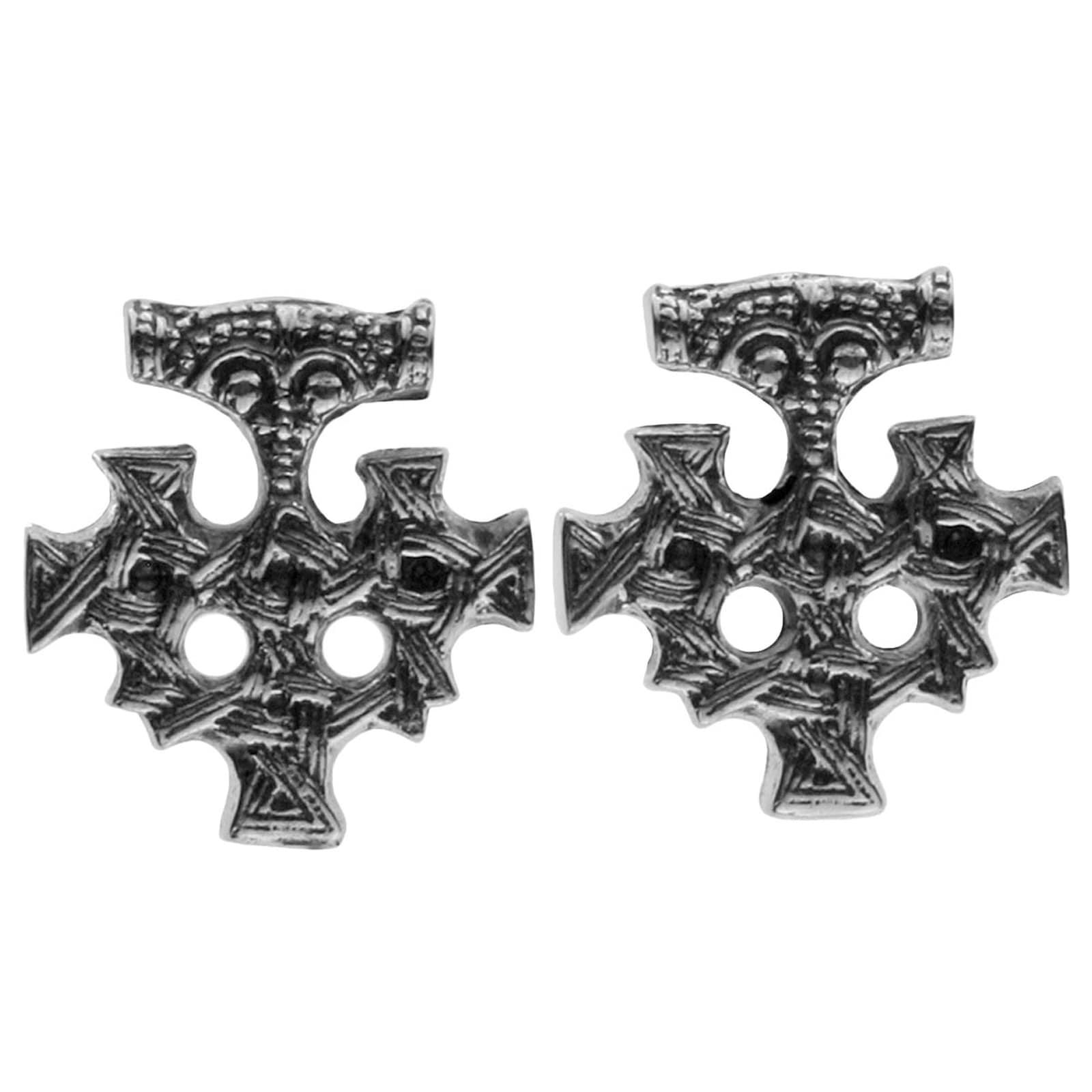 OSTSEE-SCHMUCK Paar Ohrstecker »- Hiddensee 15 x 13 mm - Silber 925/000 -,«