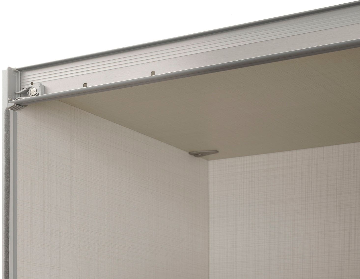 STAUD Schwebetürenschrank »Sinfonie Plus, edles Design in hochwertiger Qualität, Made in Germany« Mittelband in Mattglas und vier verschiedenen Ausstattungsvarianten