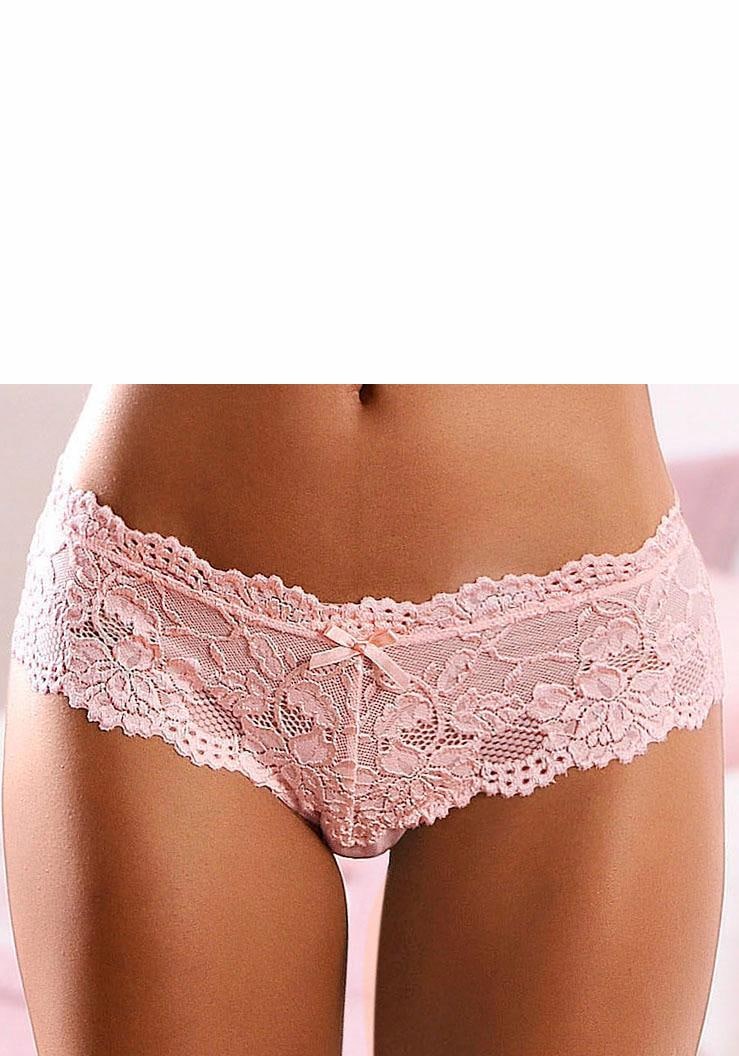 Stück), (Packung, Spitze, Dessous elastischer 2 Vivance bei aus Panty, sexy