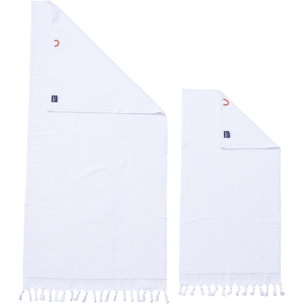 done.® Handtuch Set »Provence Honeycomb«, (Set, 4 St., 2 Handtücher (50x100 cm)-2 Duschtücher (70x140 cm)