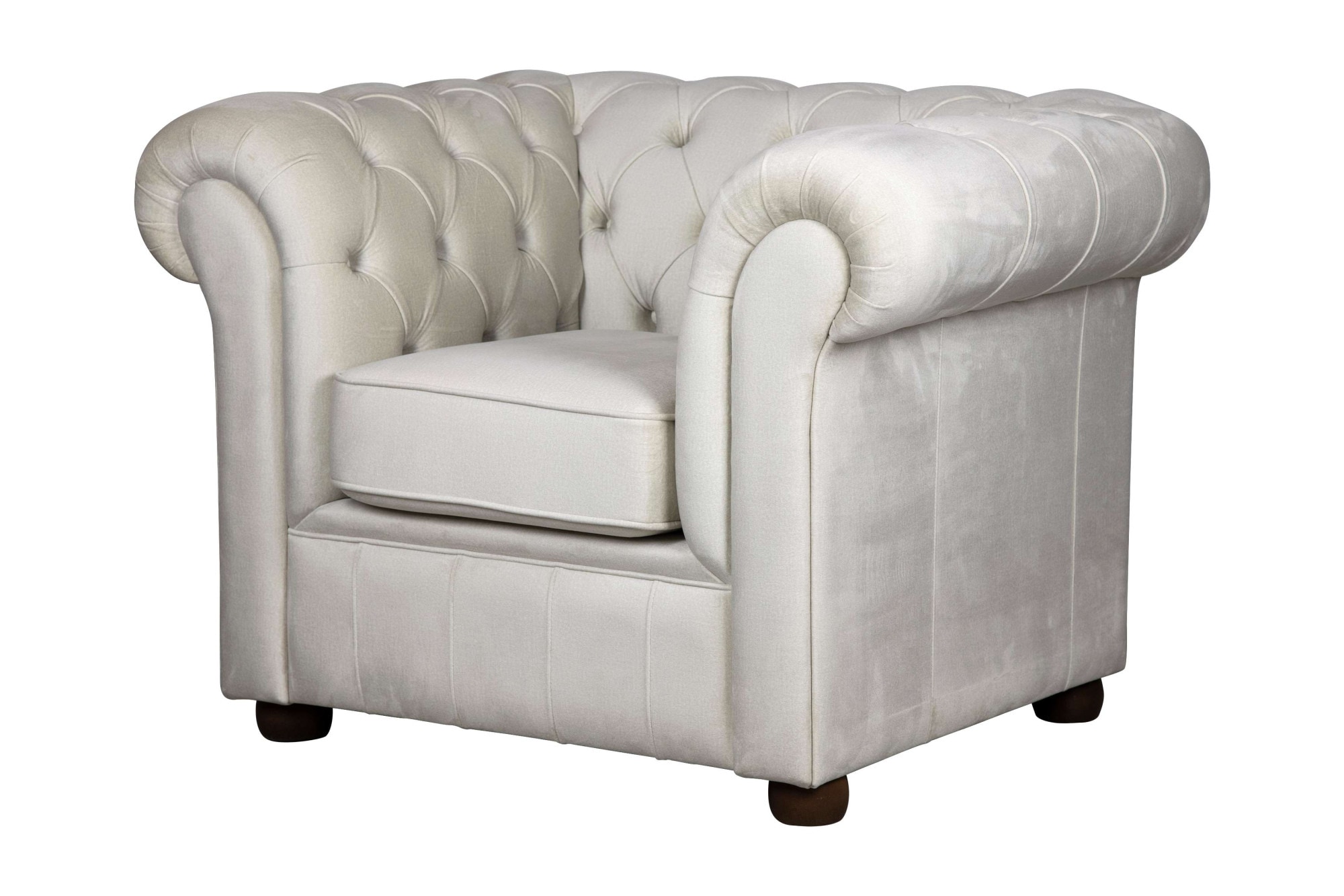 Home affaire Sessel »CHARENTE, Chesterfield, Wellenfederung, Maße B/T/H: 105/89/74 cm«, mit edler Knopfheftung und typischen Armlehnen