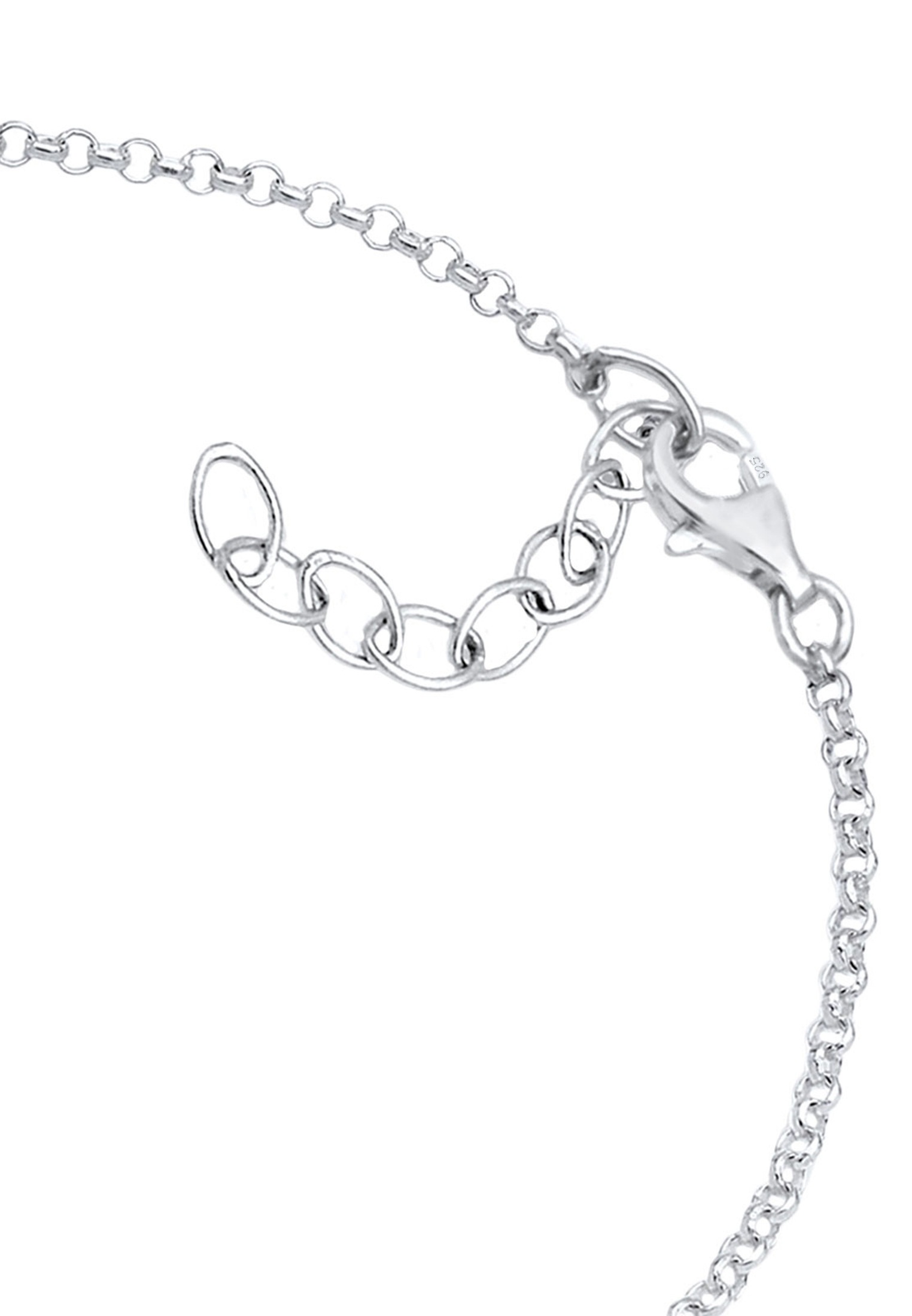 Elli Armkette »Armband Schneeflocke Elch Rentier Winter Trend 925 Silber«