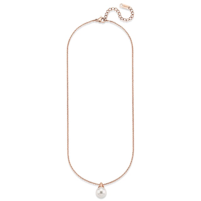 Bruno Banani Kette mit Anhänger »Schmuck Geschenk, Halskette Perle,  Perlenkette«, zu Kleid, Shirt, Jeans, Sneaker! Anlass Geburtstag Weihnachten  bei ♕