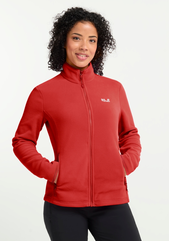 Jack Wolfskin Fleecejacke »TAUNUS 100 FZ W« winddicht, wasserabweisend, mit durchgehendem Reißverschluss