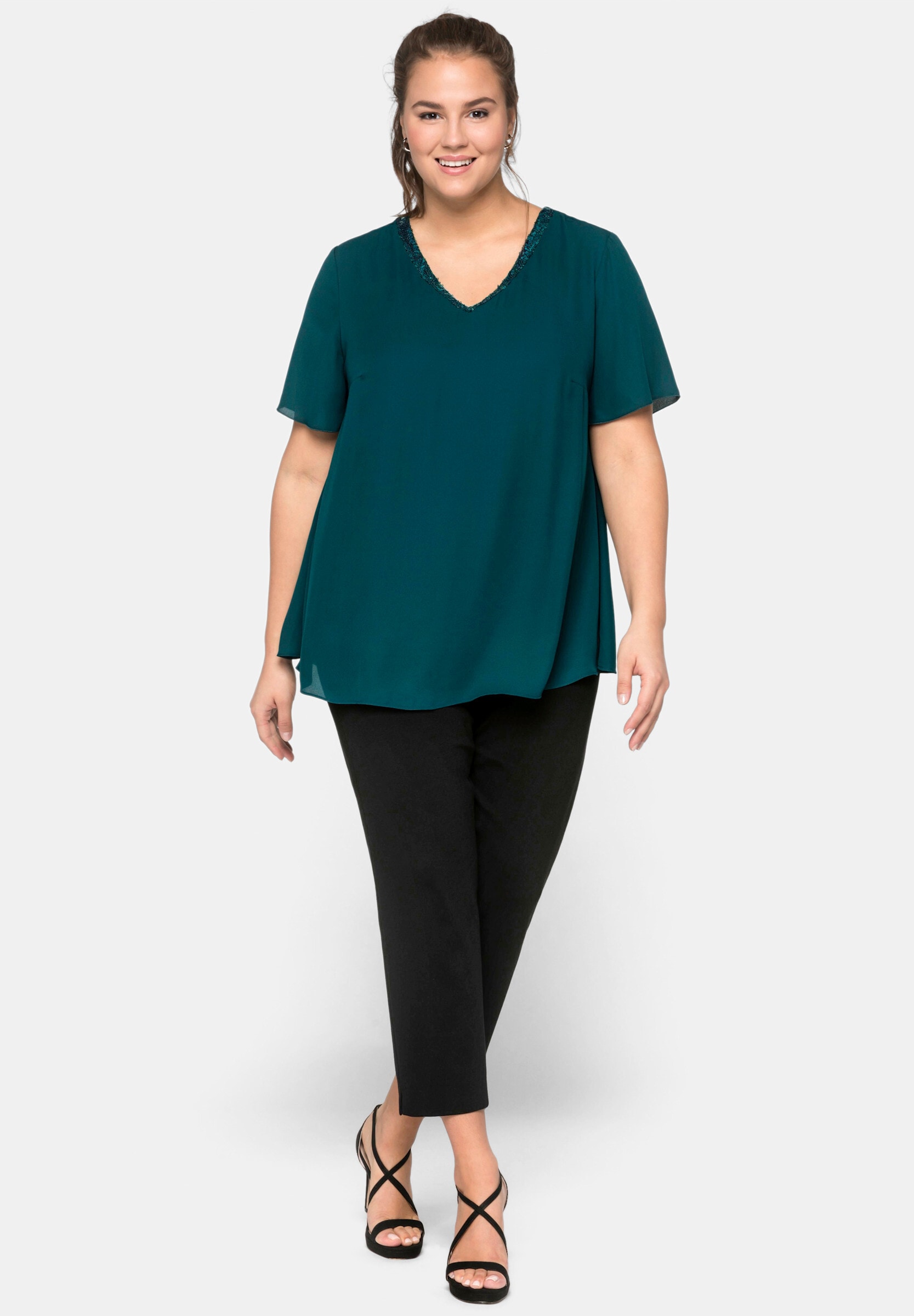 Sheego Longbluse »Tunika Tunika im Lagenlook«