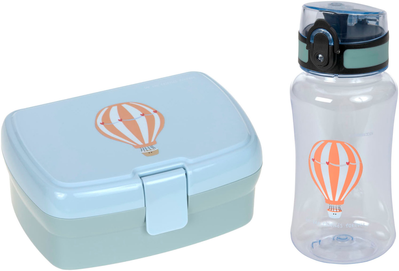 Lunchbox »Tiny Drivers, Balloon«, (Set, 2 tlg.), mit Trinkflasche