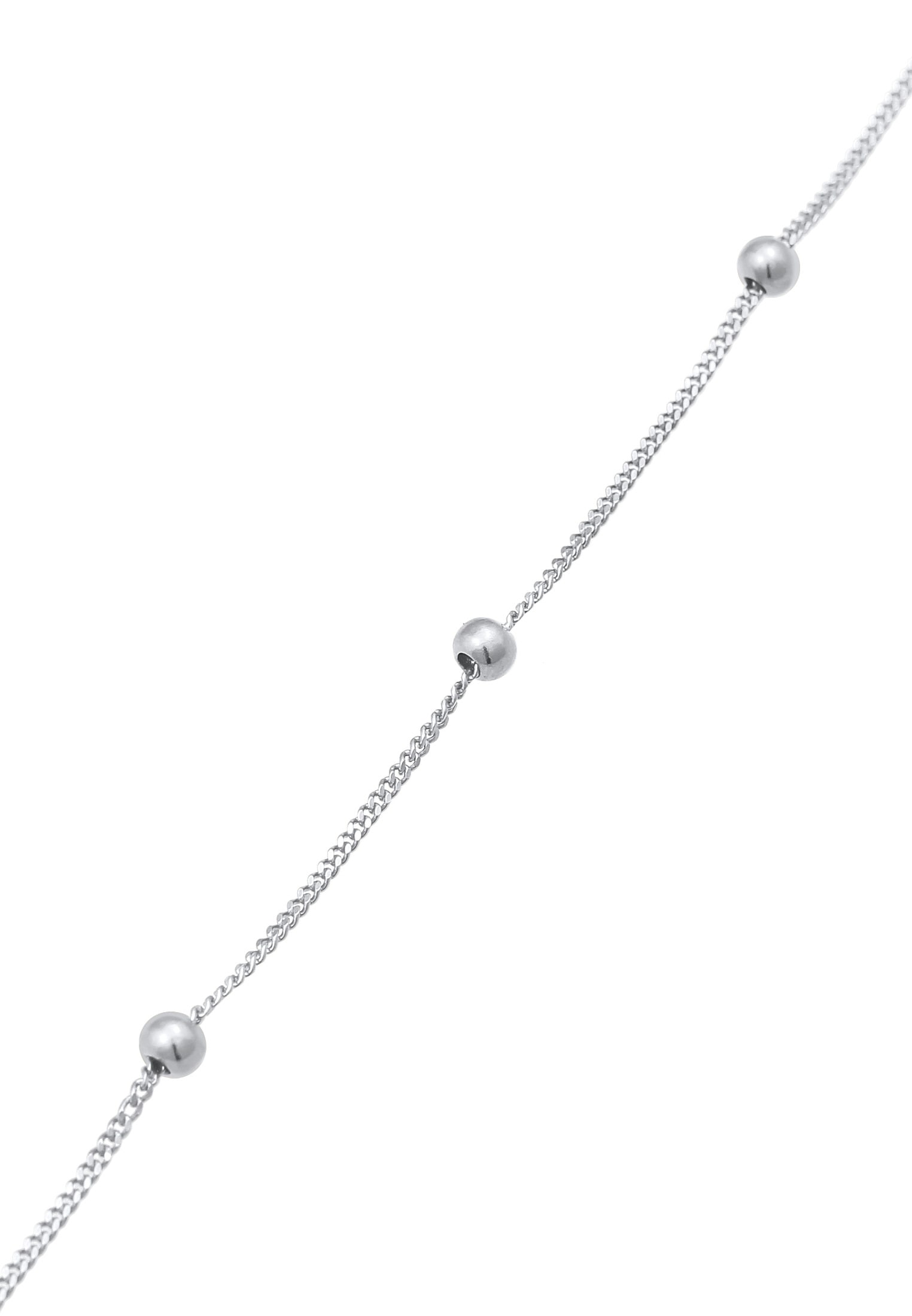 Elli Armkette »Armband Basic Panzerkette Silberbeads 925 Silber«