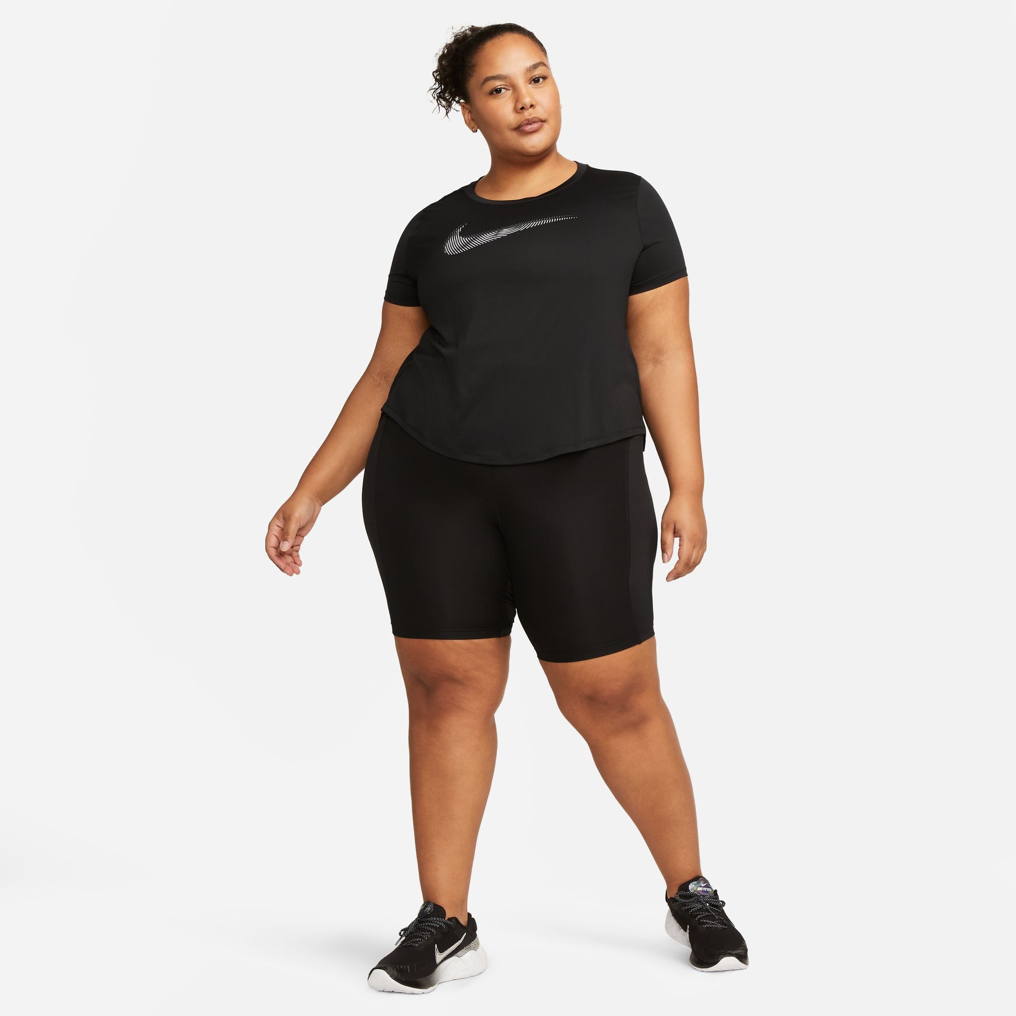 Nike Laufshirt »W NK DF SWOOSH HBR SS TOP«
