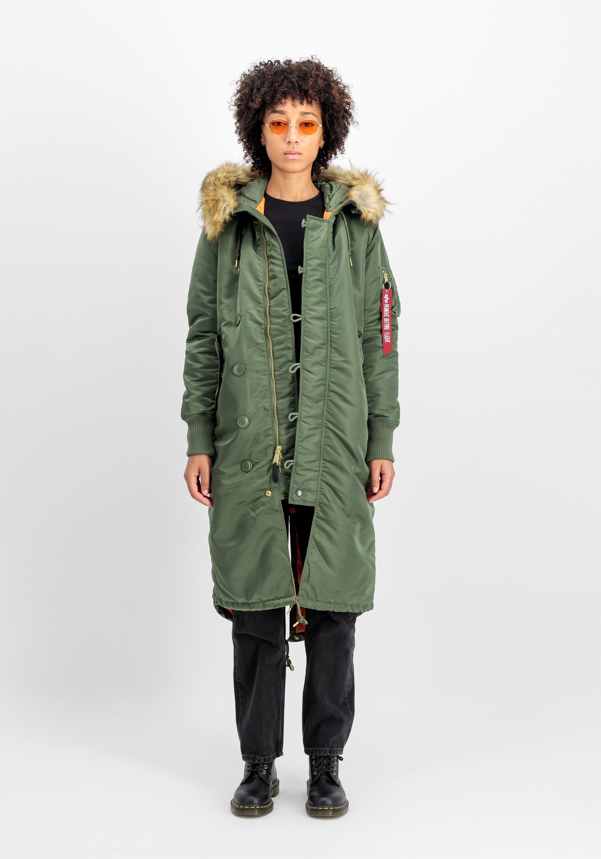 Alpha Industries Winterjacke »Alpha Industries Women - Cold Weather Jackets Long Fishtail W«