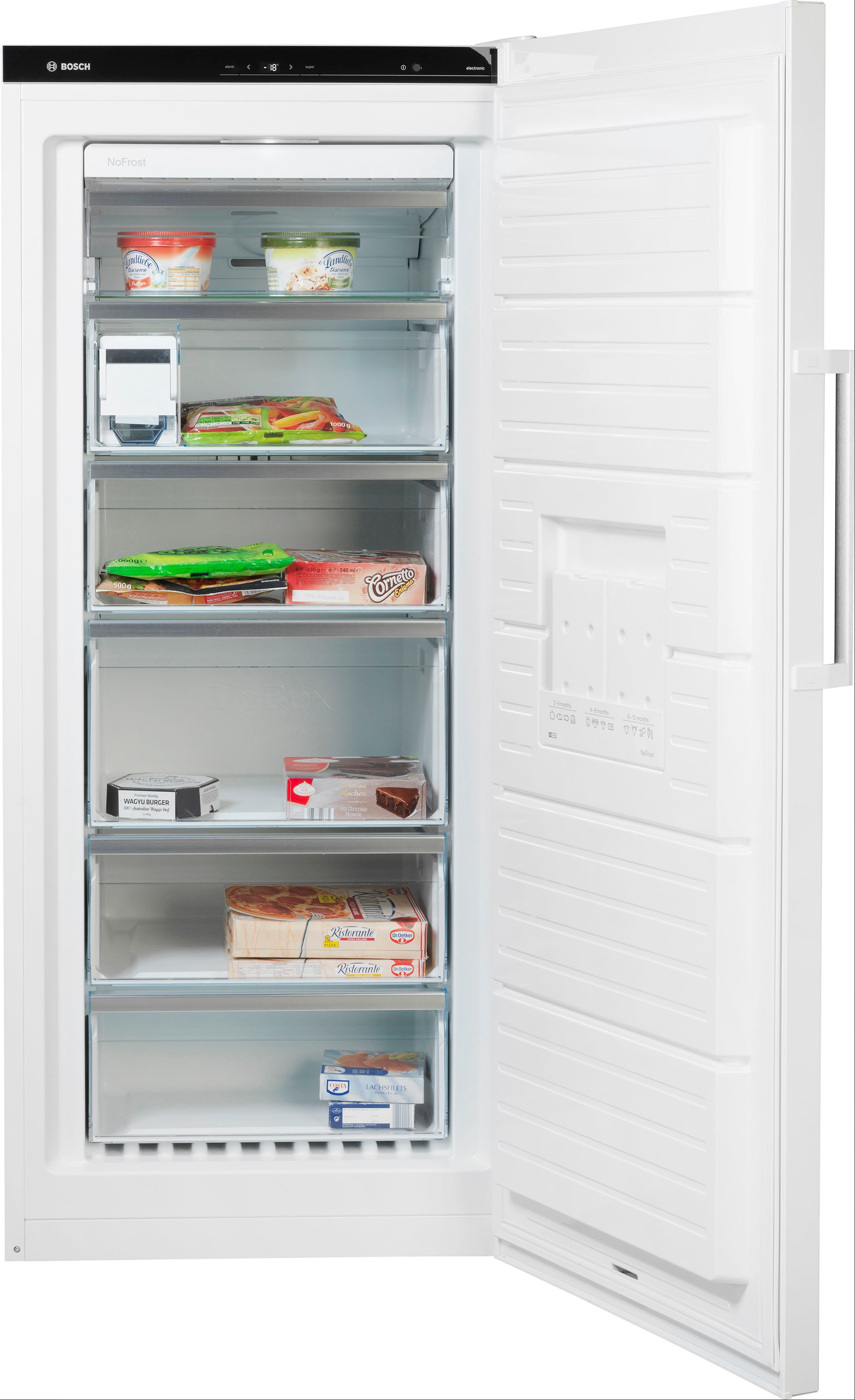 BOSCH Gefrierschrank 6 »GSN51AWDV«, 161 cm hoch, 70 cm breit