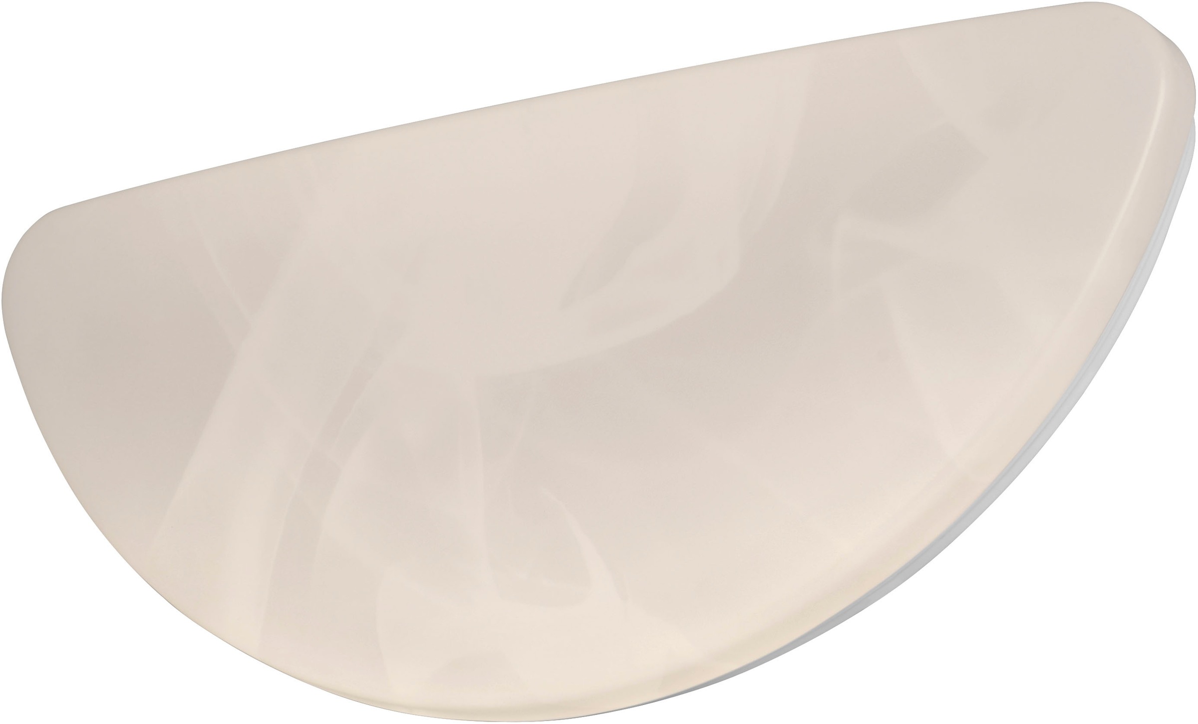 REALITY Leuchten LED Wandleuchte »UMBRIA, LED Wandlampe Kunststoff Alabaster weiß 4000K kaltweißes Licht« LED-Board 1 Stk. Kaltweiß 9W 1200 Lumen, Wand- oder Deckenlampe, B/H/T: 25,5 x 3,5 x 11,5 cm