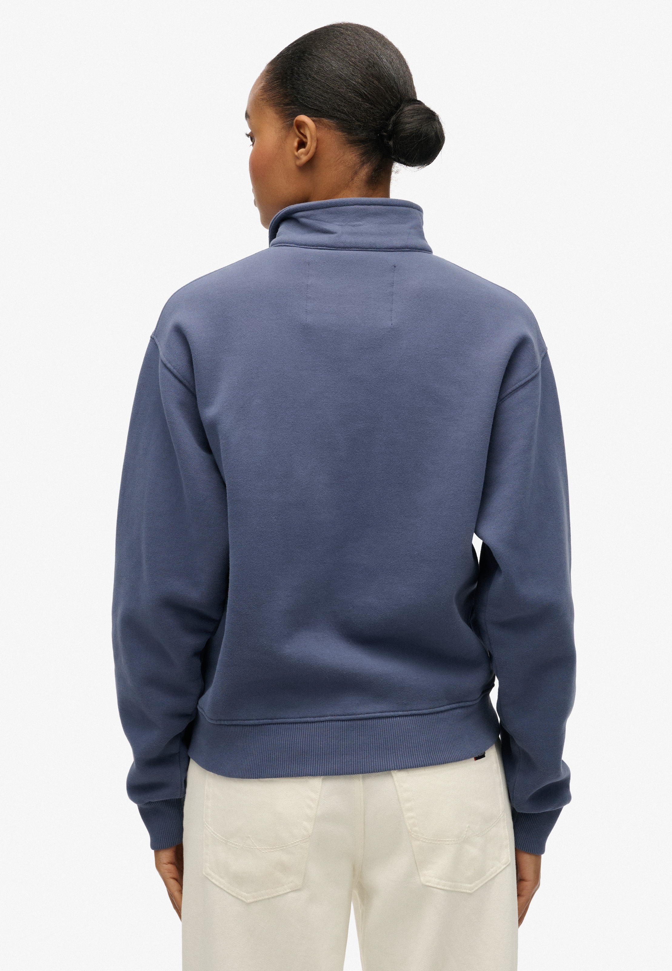 Superdry Sweatshirt »SD&CO NEON COLLARED HALF ZIP«, mit Reißverschluss, aus Baumwolle und Polyester, Loose Fit

