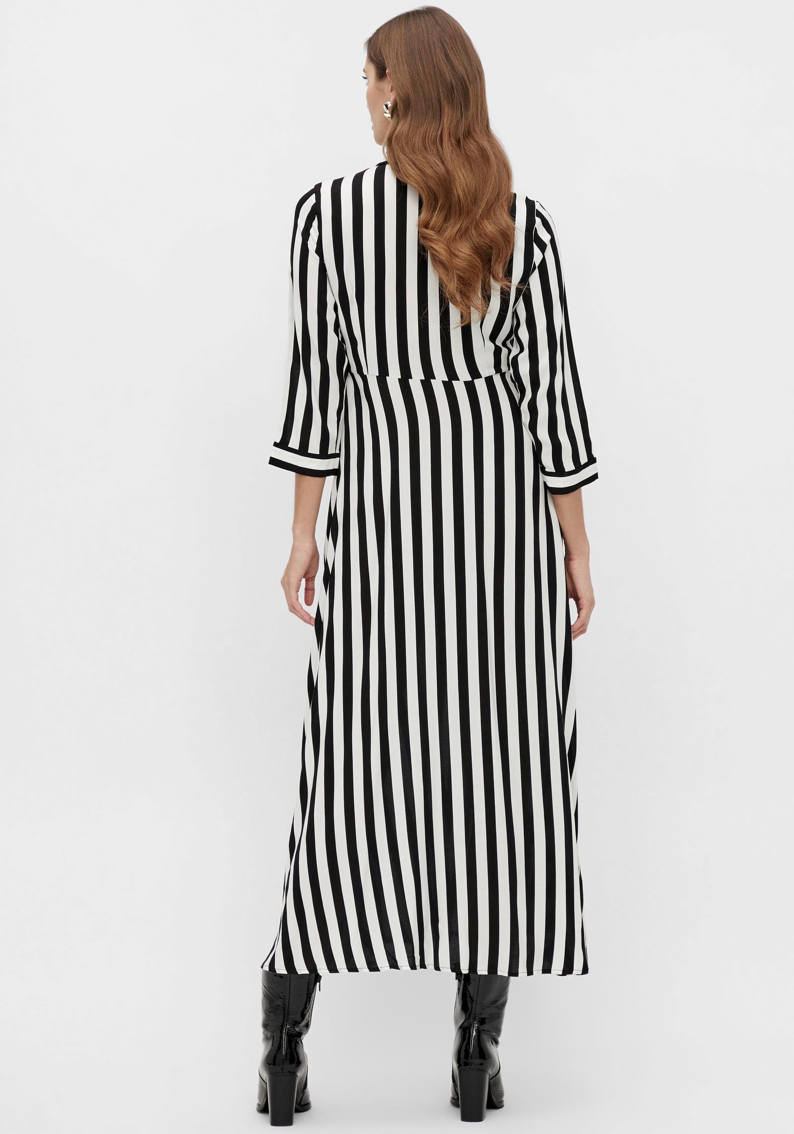 Y.A.S Hemdblusenkleid »YASSAVANNA LONG SHIRT DRESS«, Sommerkleid, mit 3/4 Ärmel