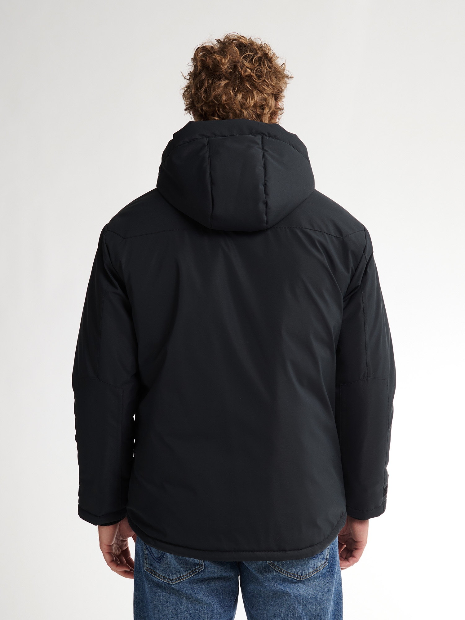 Petrol Industries Funktionsparka mit Kapuze mit Logo Stickerei