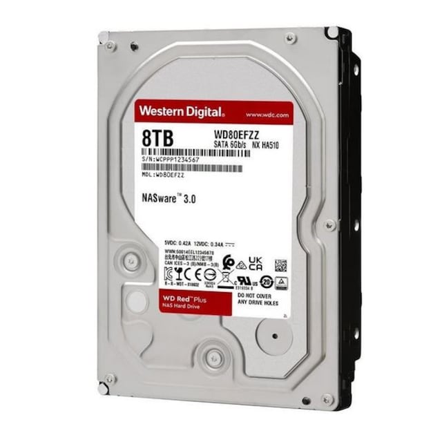 Western Digital HDD-NAS-Festplatte »WD Red Plus«, 3,5 Zoll ➥ 3 Jahre XXL  Garantie | UNIVERSAL